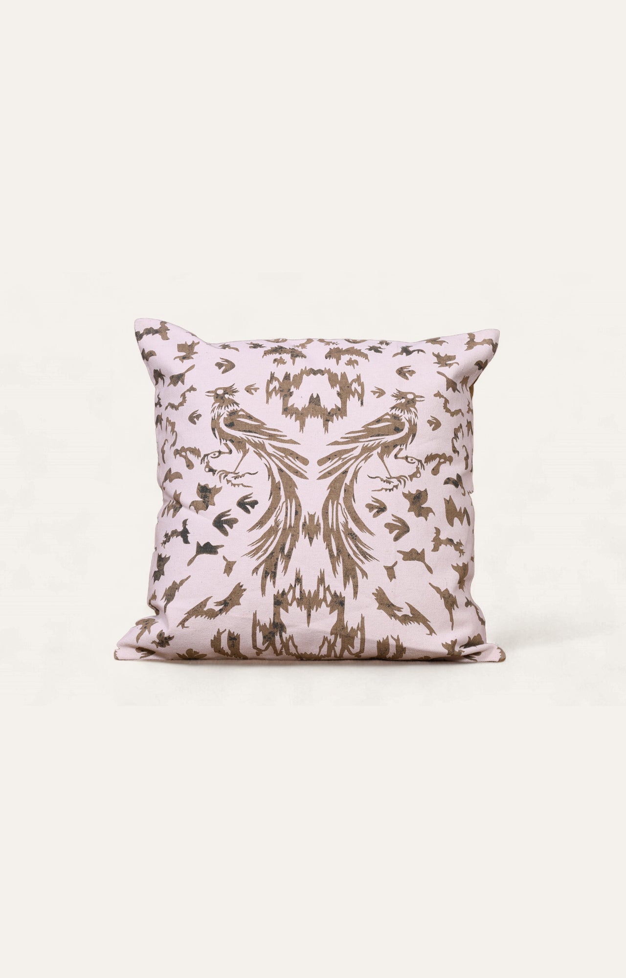 Bird printed cushion