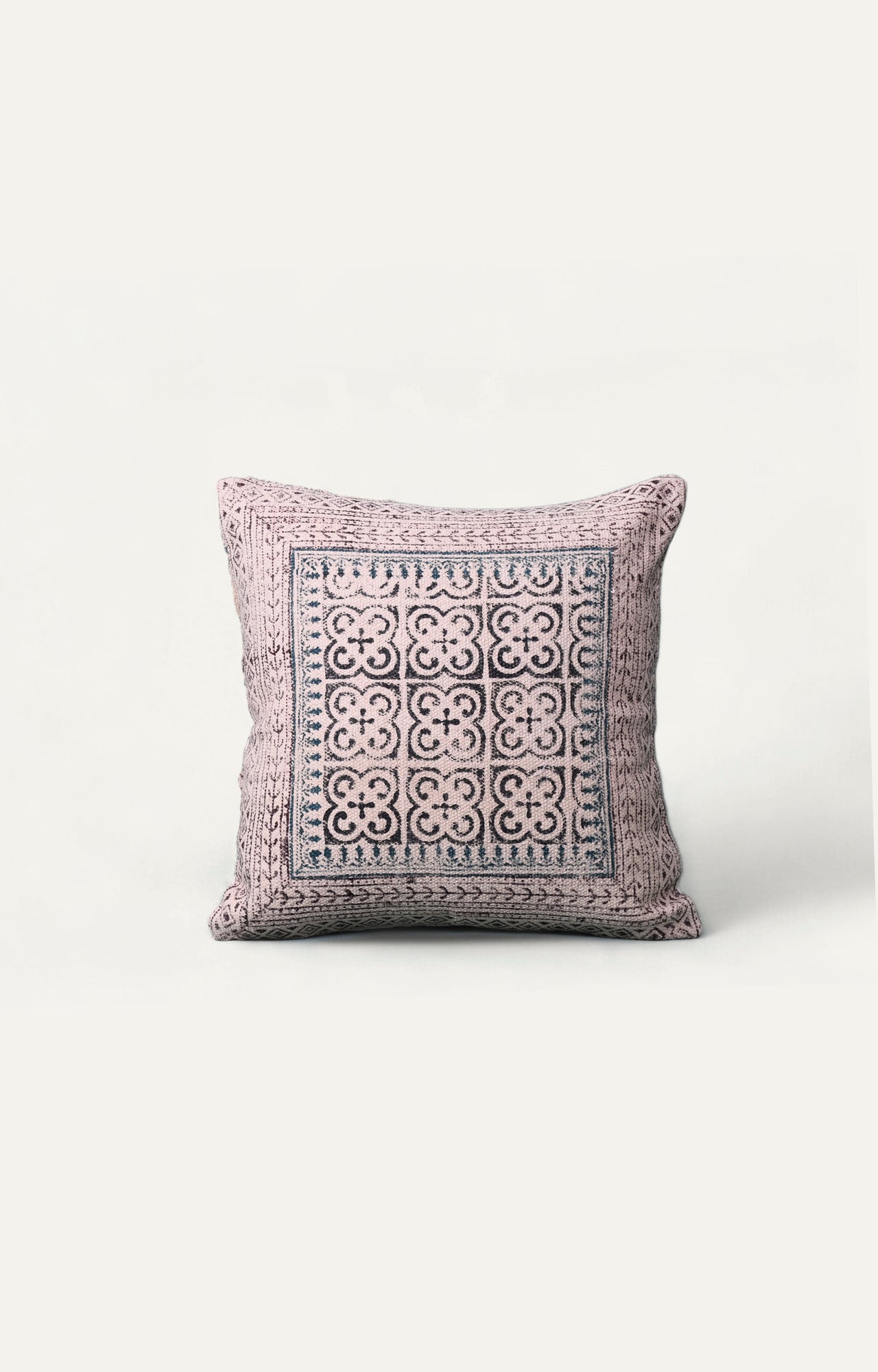 Sober Indian Print Cotton Cushion Cover