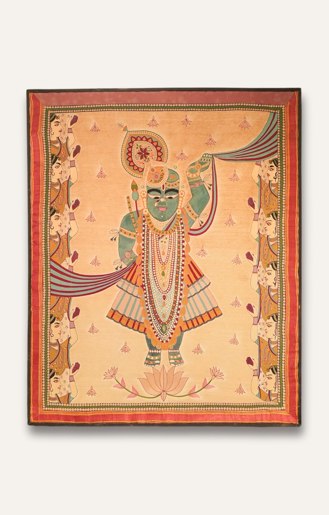 Shrinathji Pichwai Devotional Wall Art