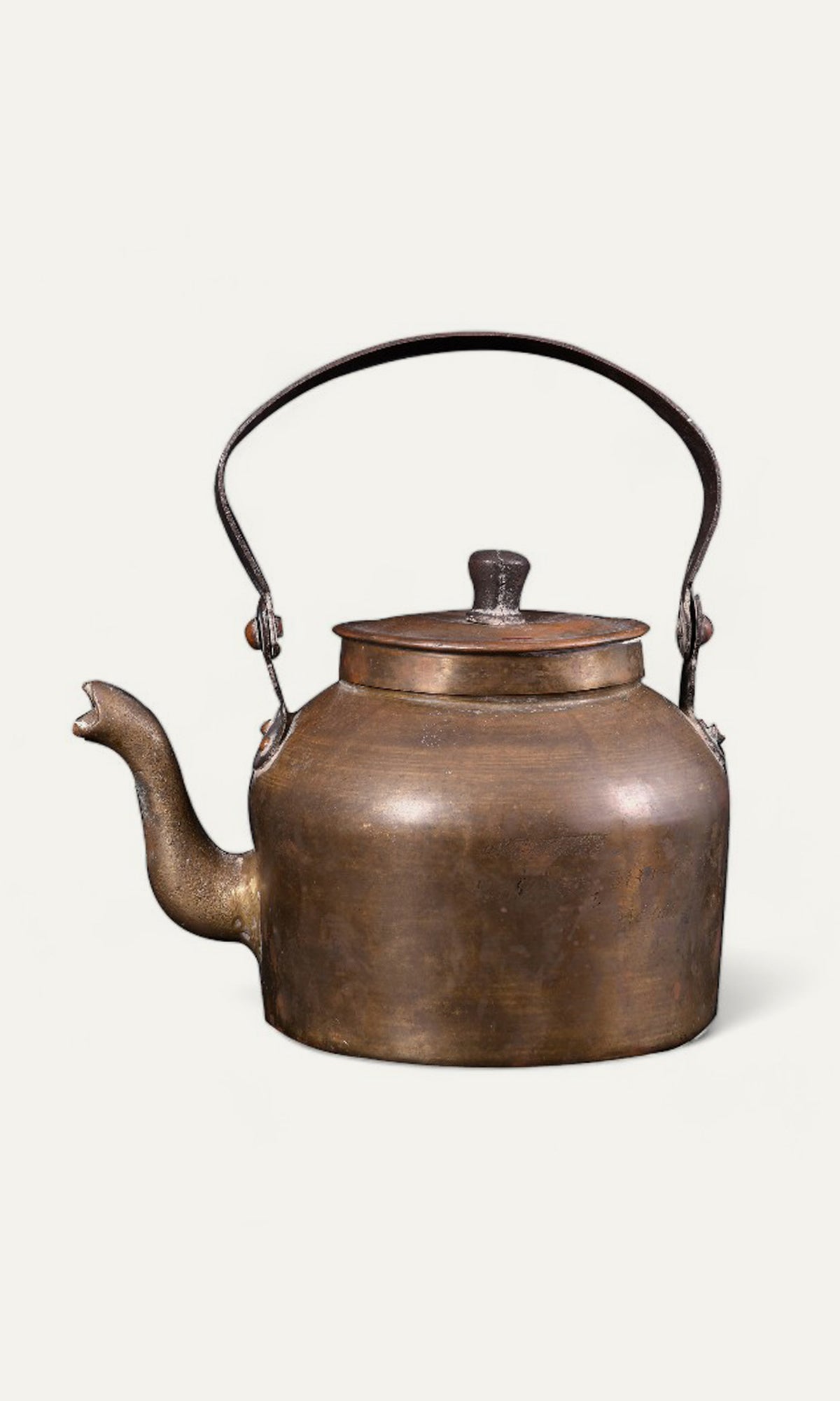 'Vintage Brass Tea Pot