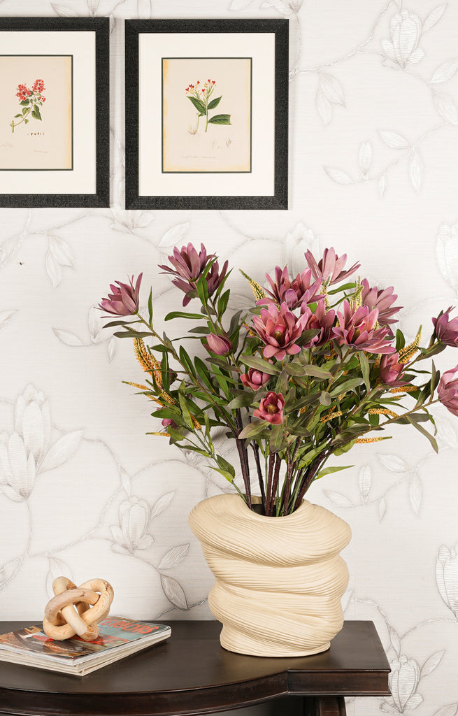 White Ceramic Bud Vase 