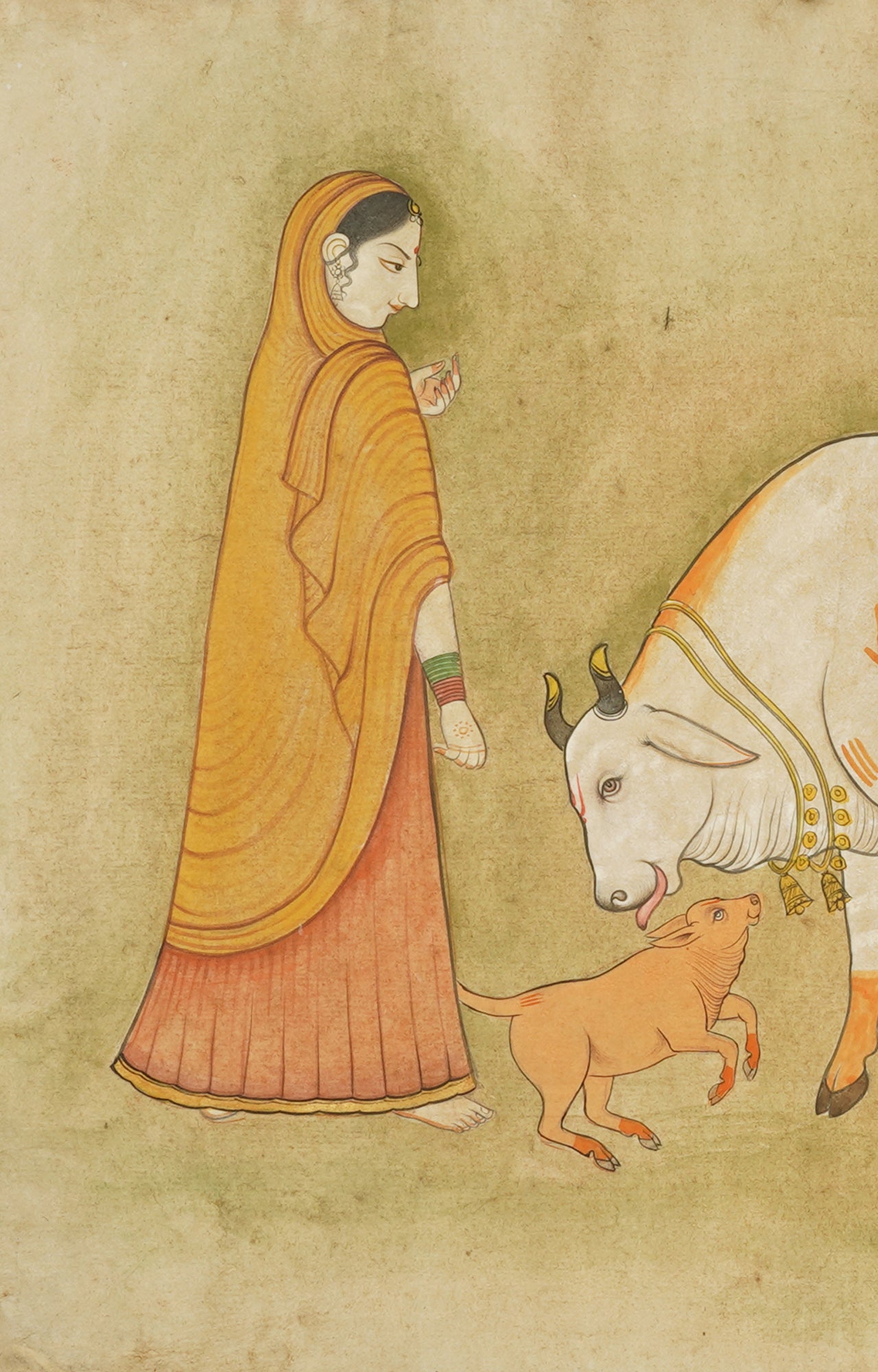 "Divine Shepherd: Krishna's Eternal Bond"