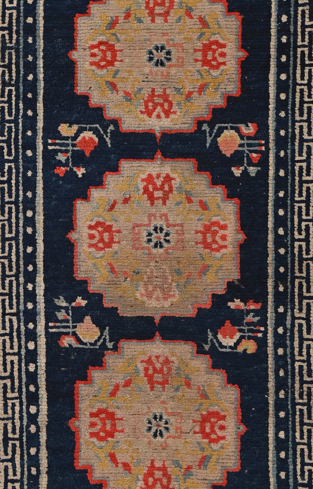 3 x 5 Ft Gracefully aged tibetan handknotted carpet