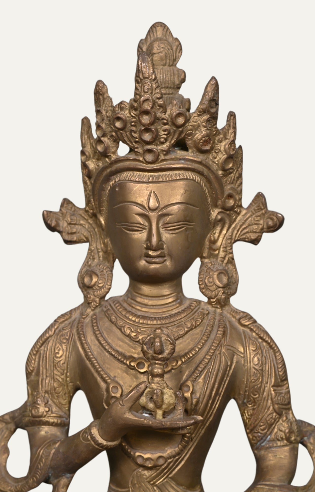 Vajrasatva Brass Statue