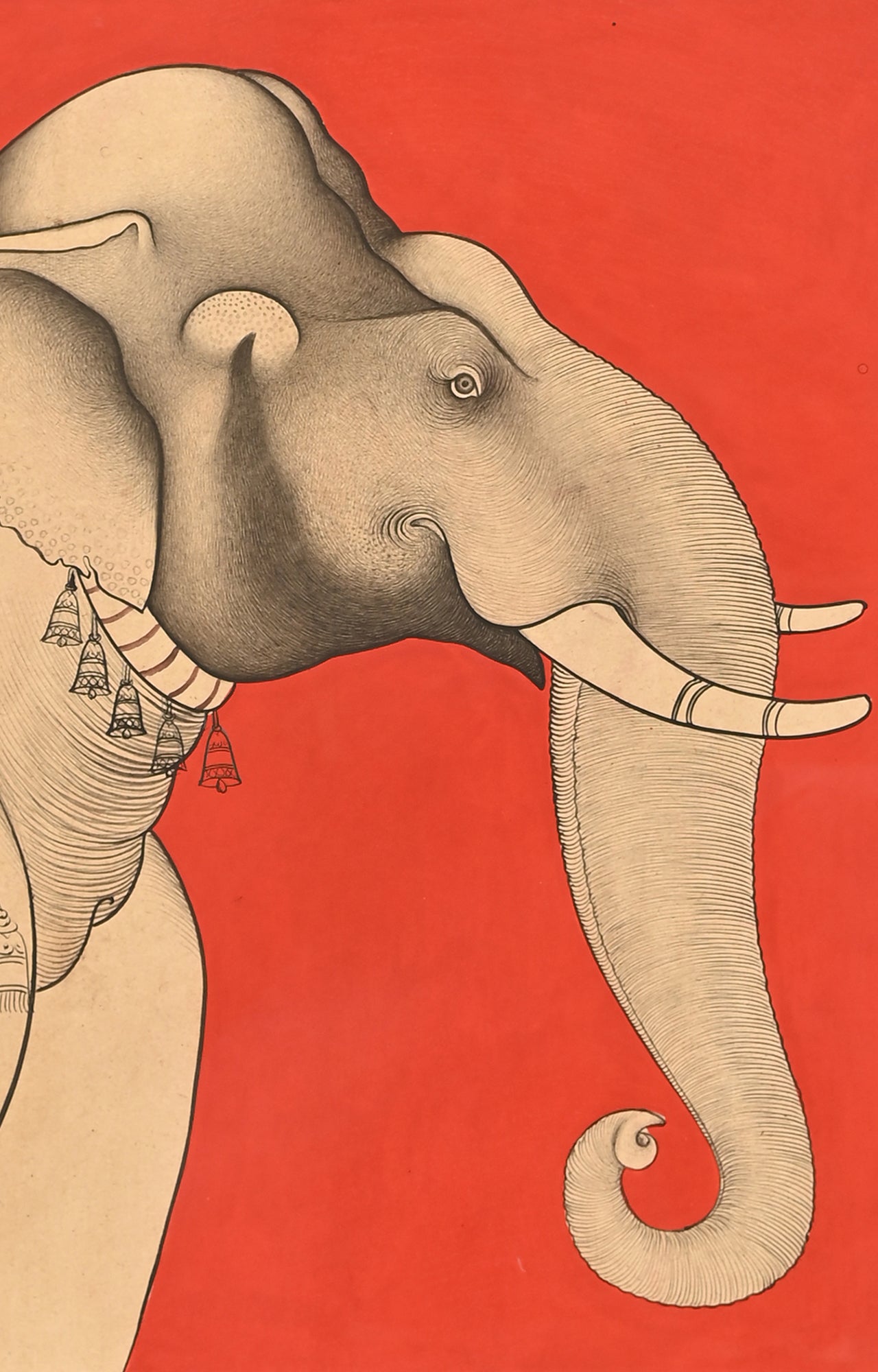 Elephant with Royal chain.