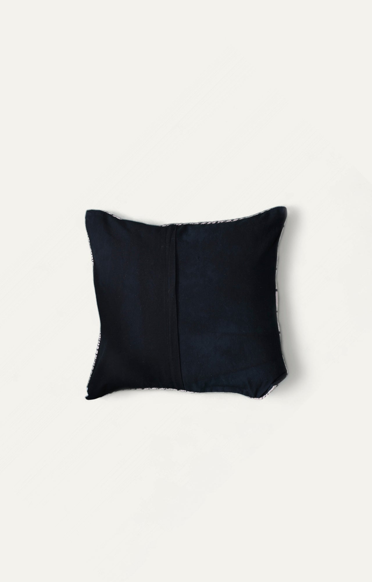 Distorted Zig-Zag Cotton Cushion Cover