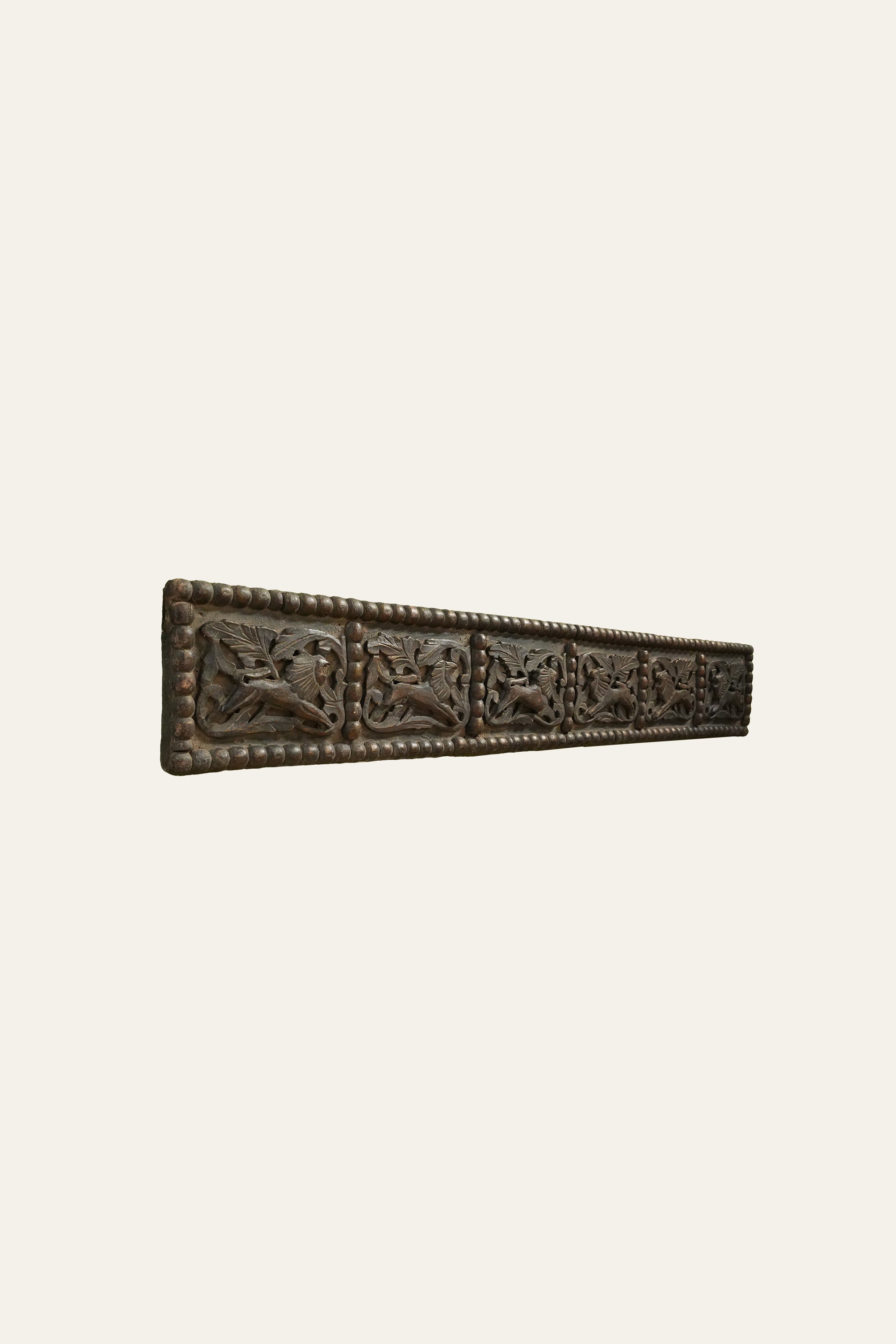 Mythical Lion Wooden Wall Panel