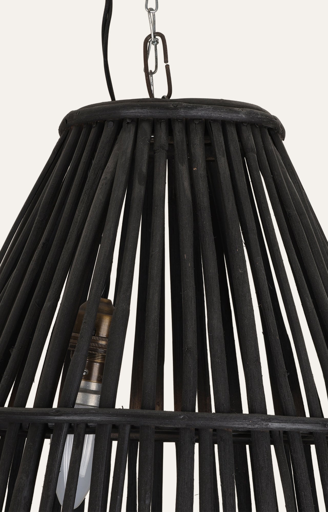 Ayana Rattan Lampshade : Black