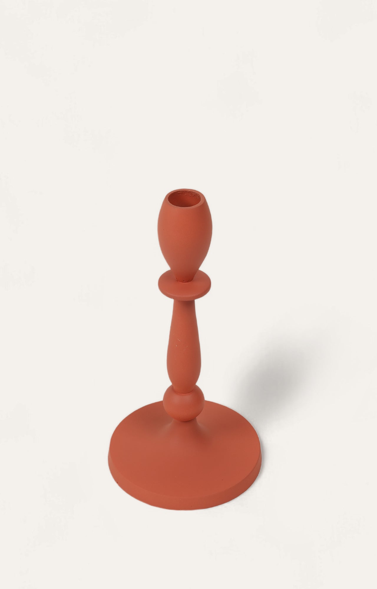 A Blaze of Elegance: The Vibrant Allure of the Vermilion Red Tapered Candle Stand