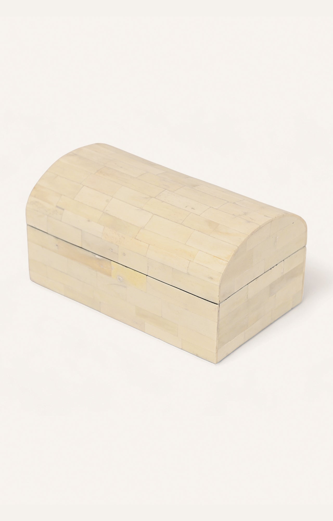 Sculptural Arched Camel Bone Keepsake Box