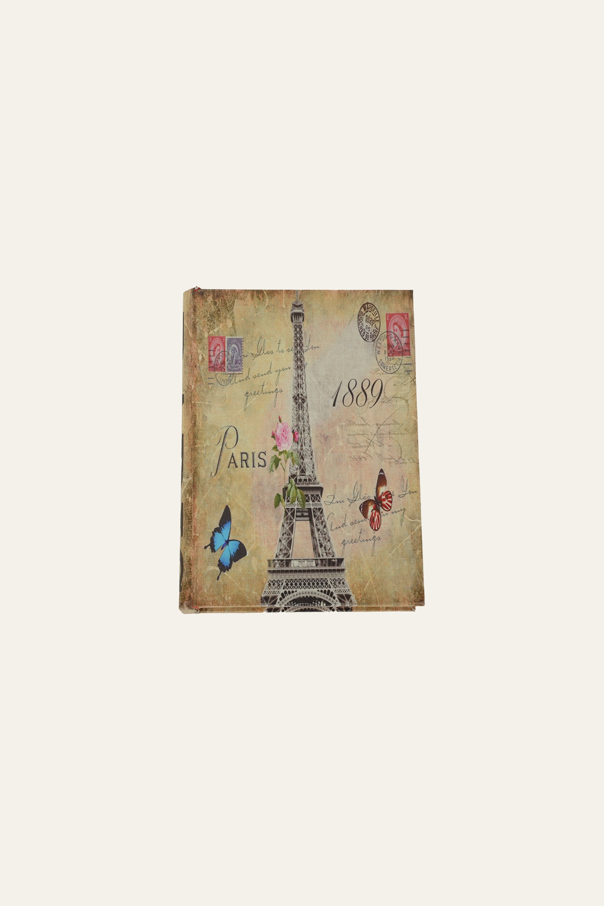 Paris Decorative Book Box — Small