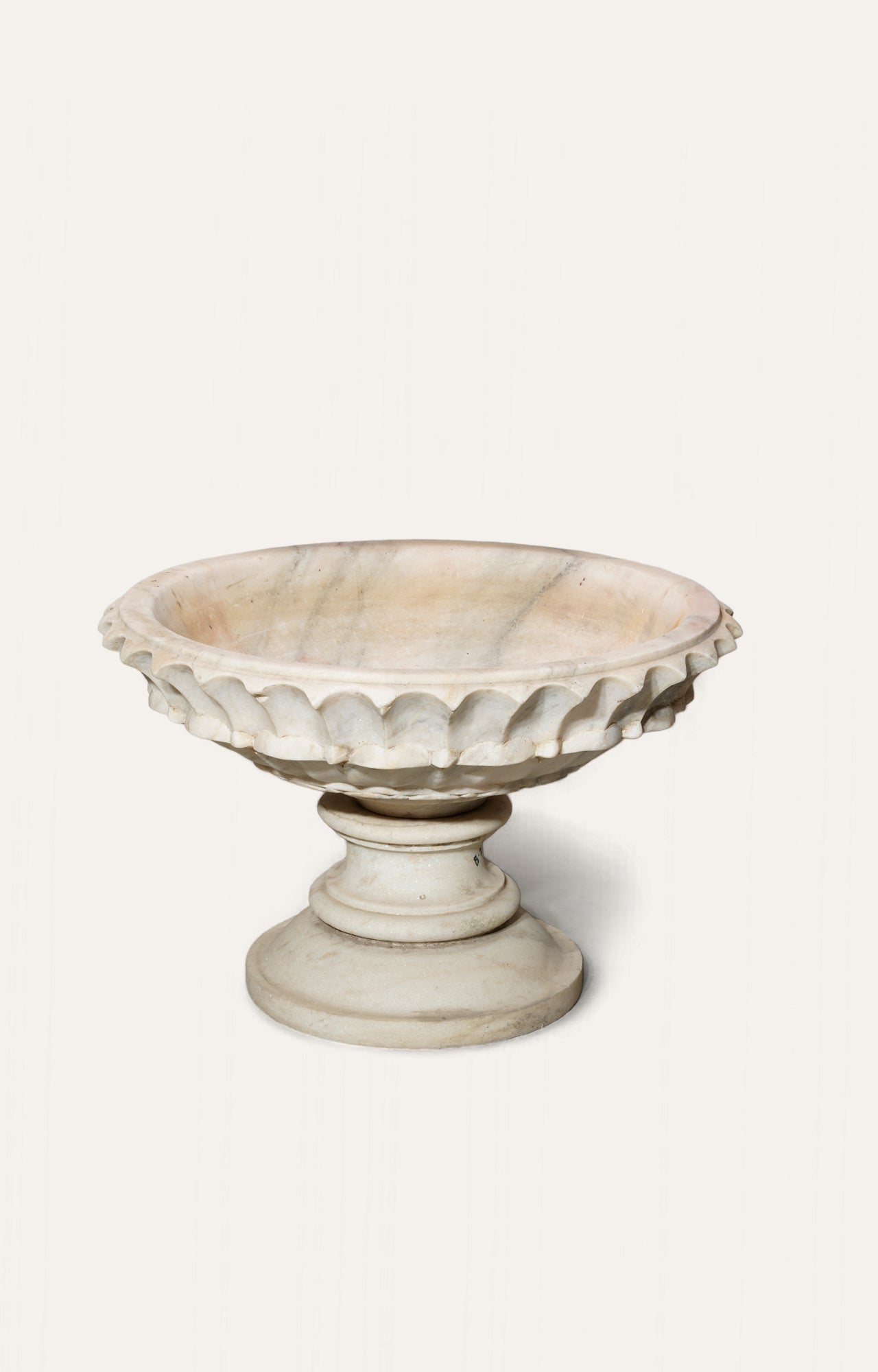 Rippled Marble Urn