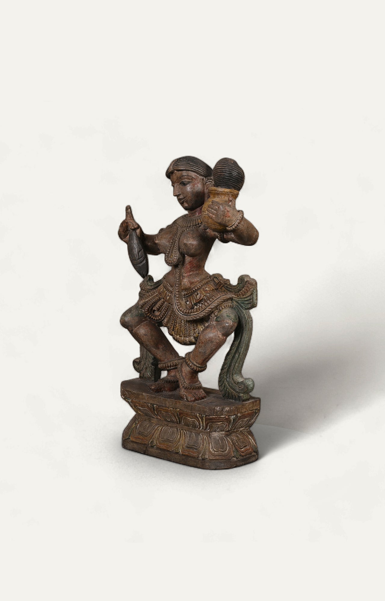 The Apsara's Spell Wooden Figurine