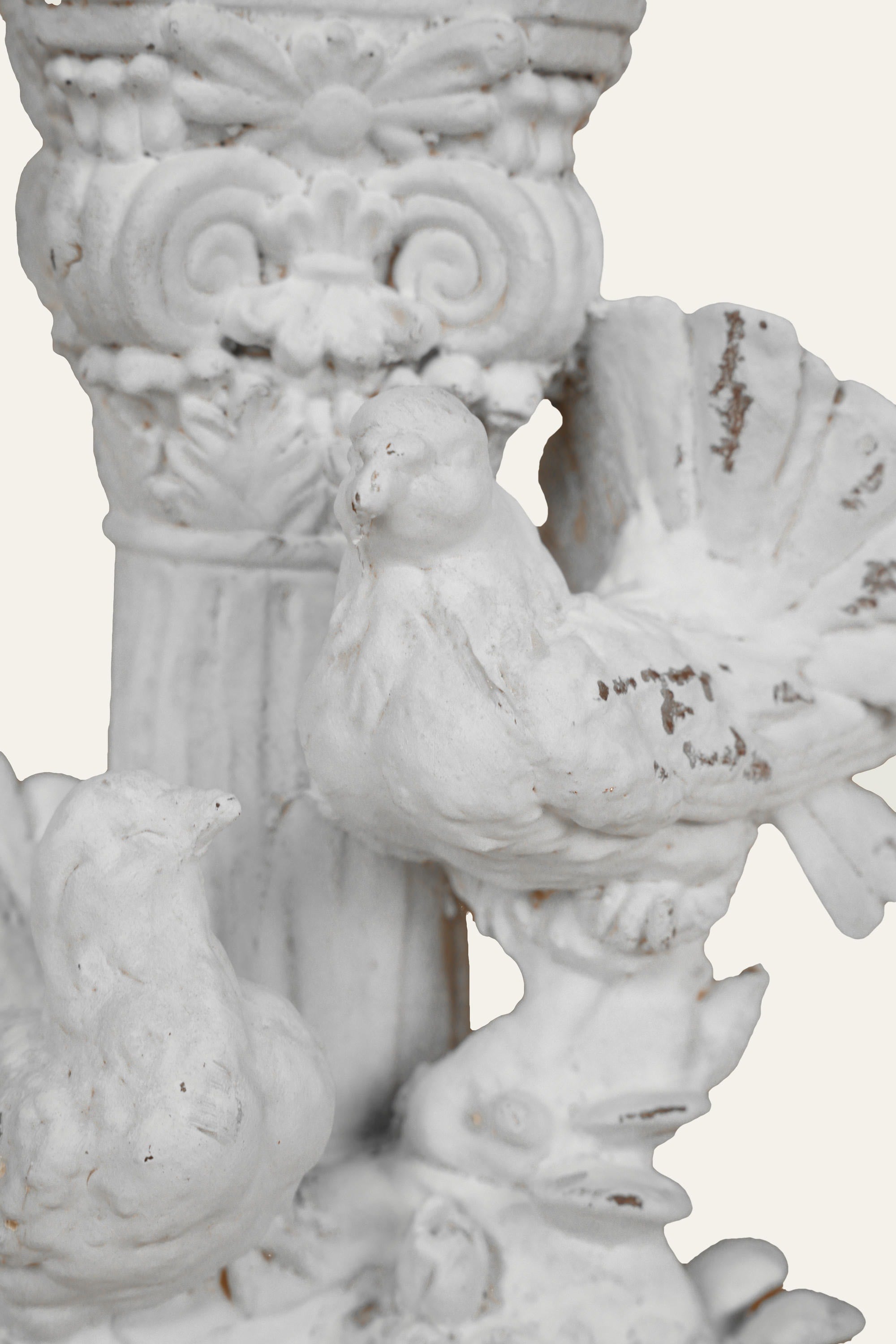 Bird Pedestal Candle Holder