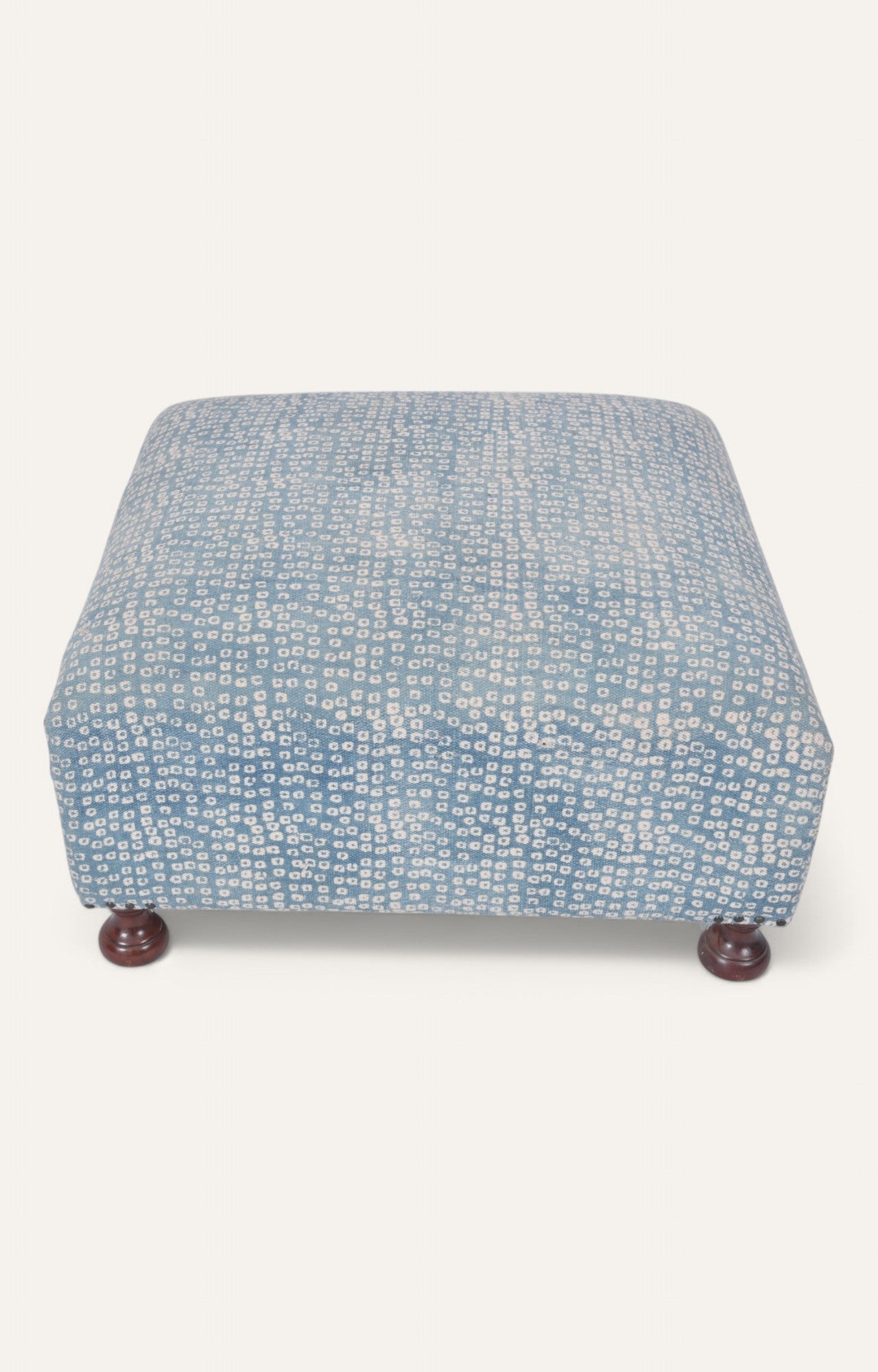 Dhurrie Upholstery Ottoman