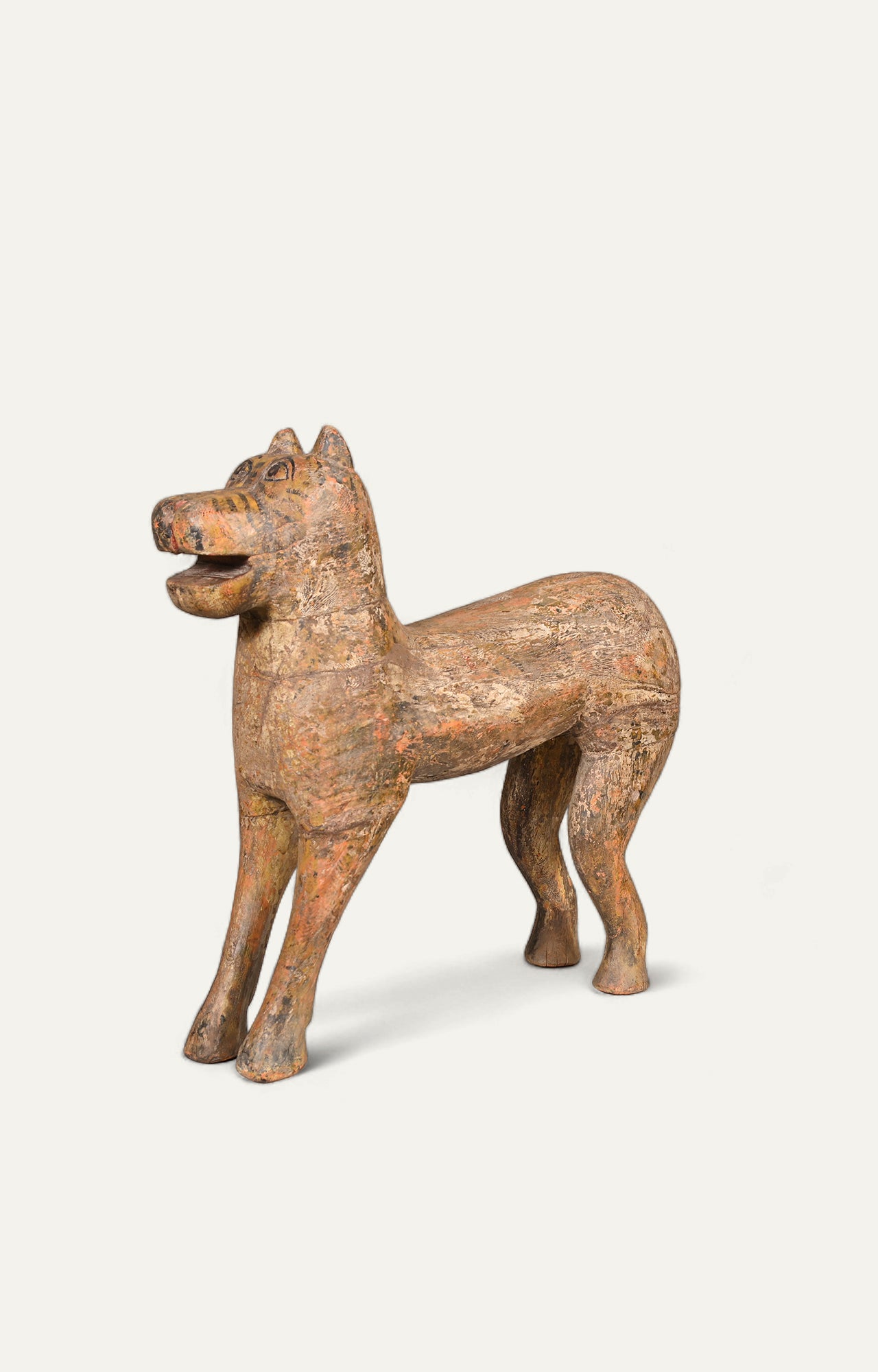 Rustic Vintage Wooden Dog