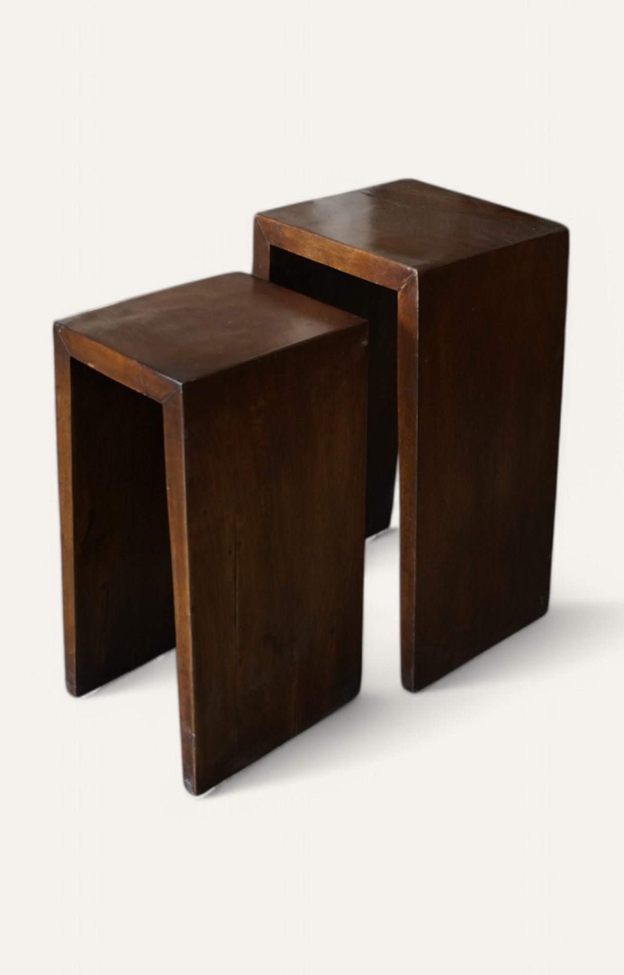 The Attic French Style Wooden Nesting Table