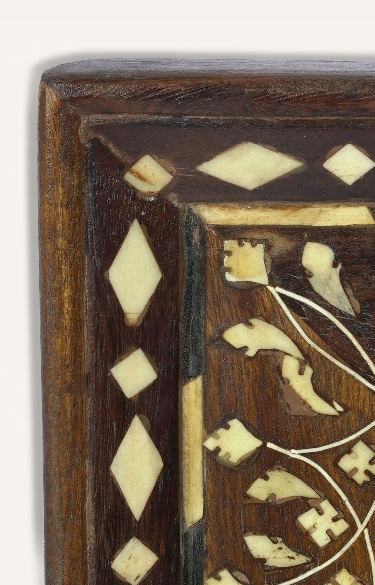 Rectangular Bone Inlay Mirror