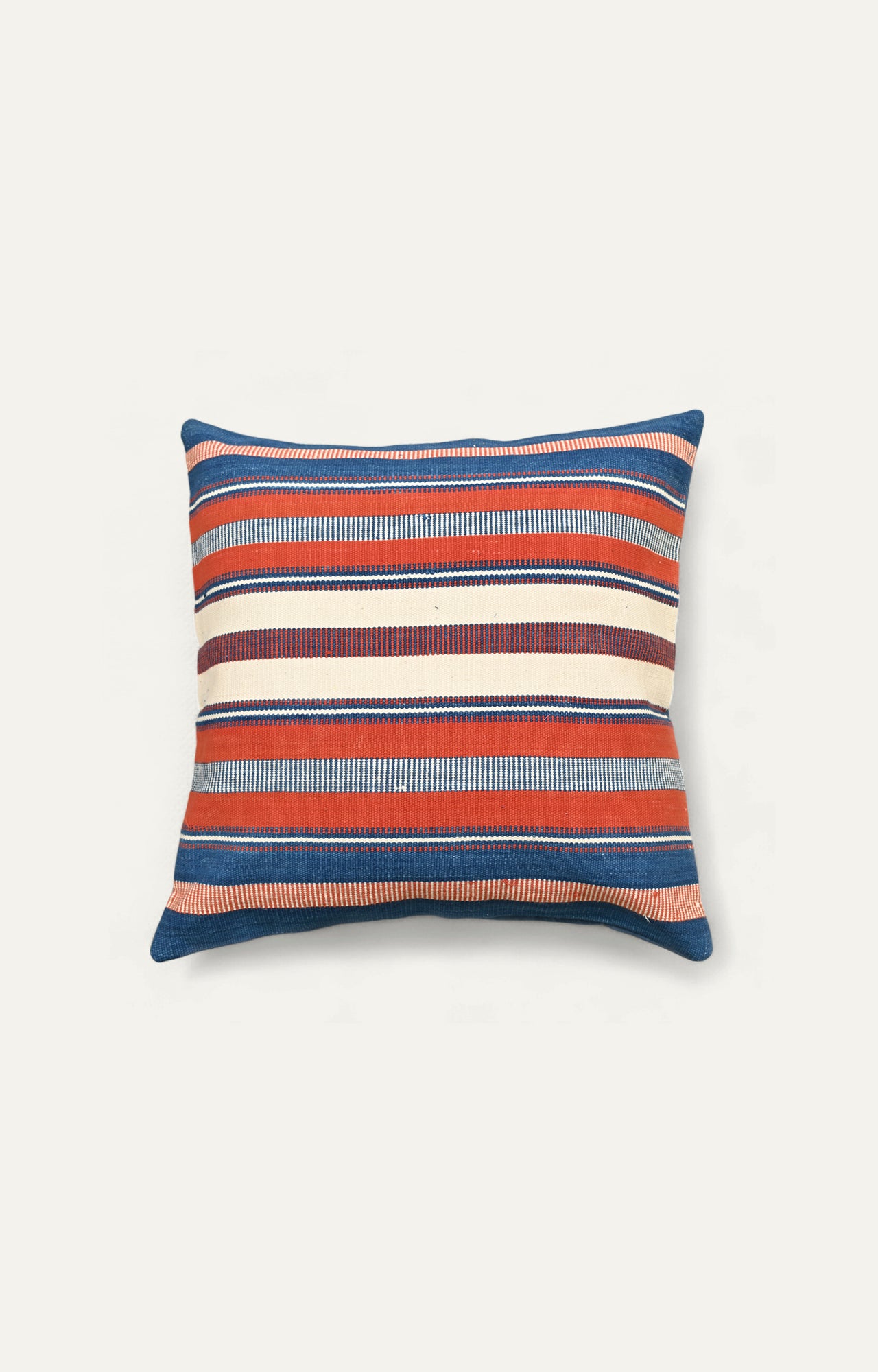 Handwoven Cushion Cover with Stripes