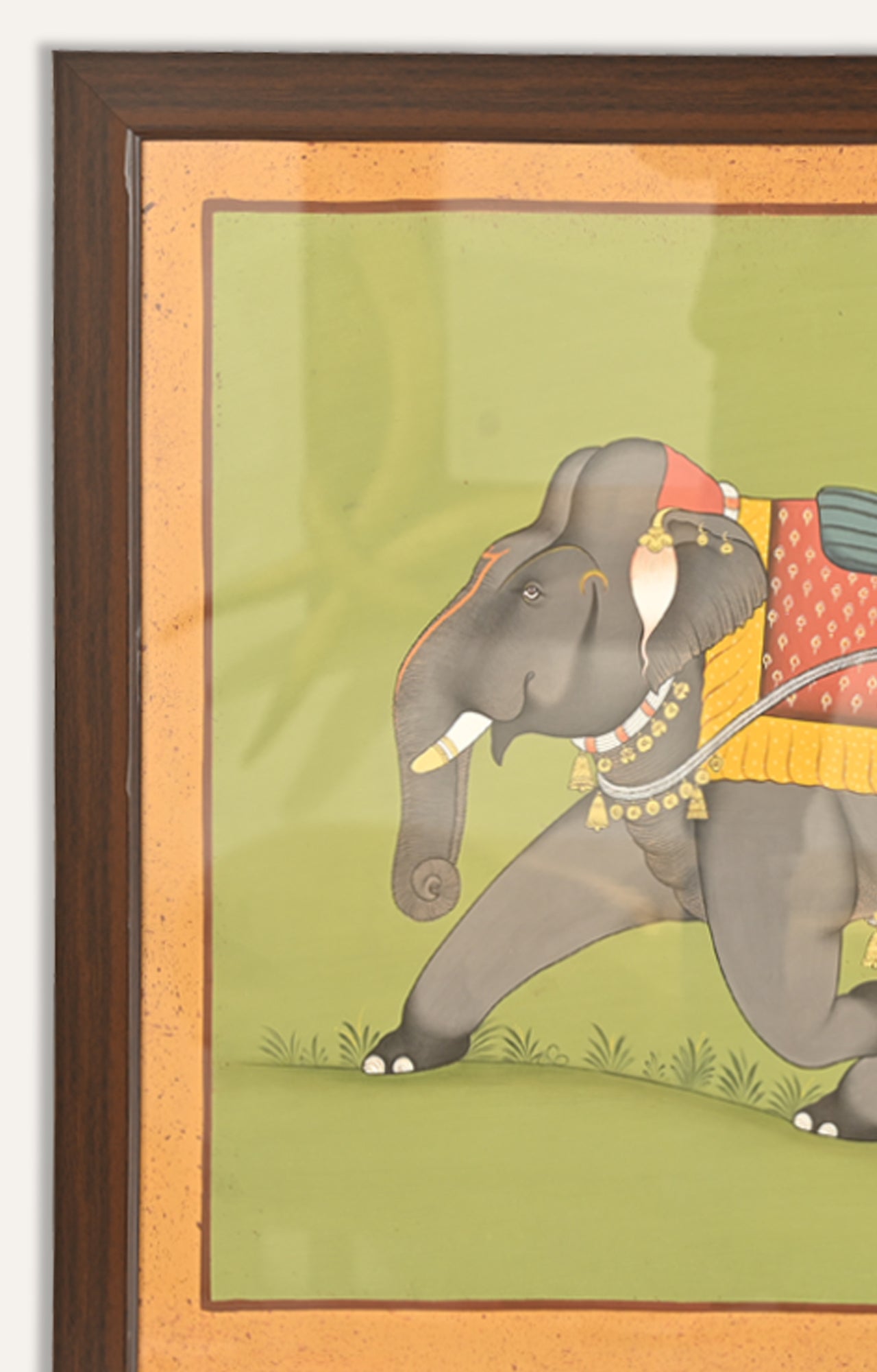 A Large Caparisoned Elephant