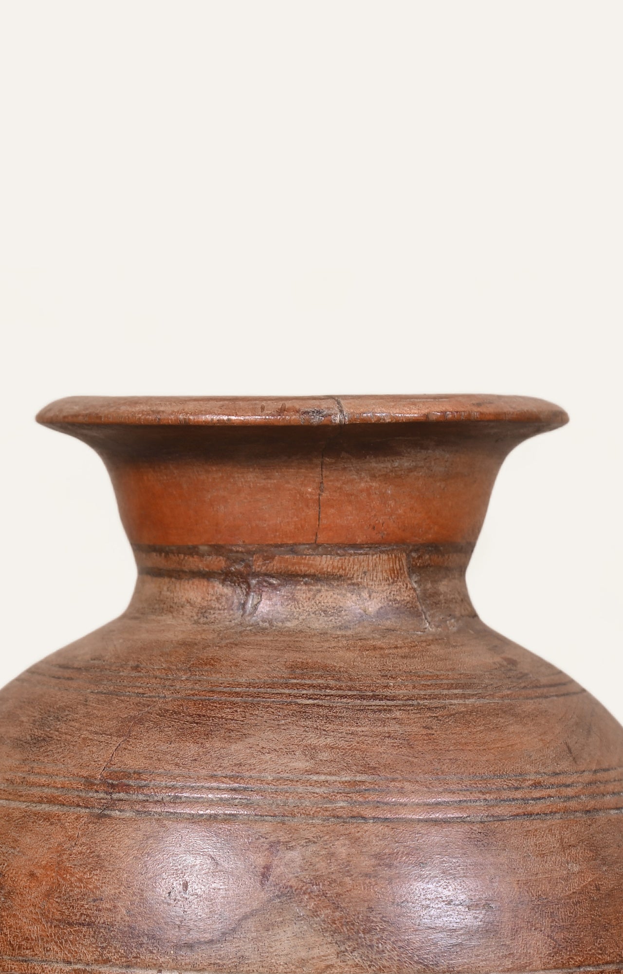 Hand Carved Rustic Water Pot