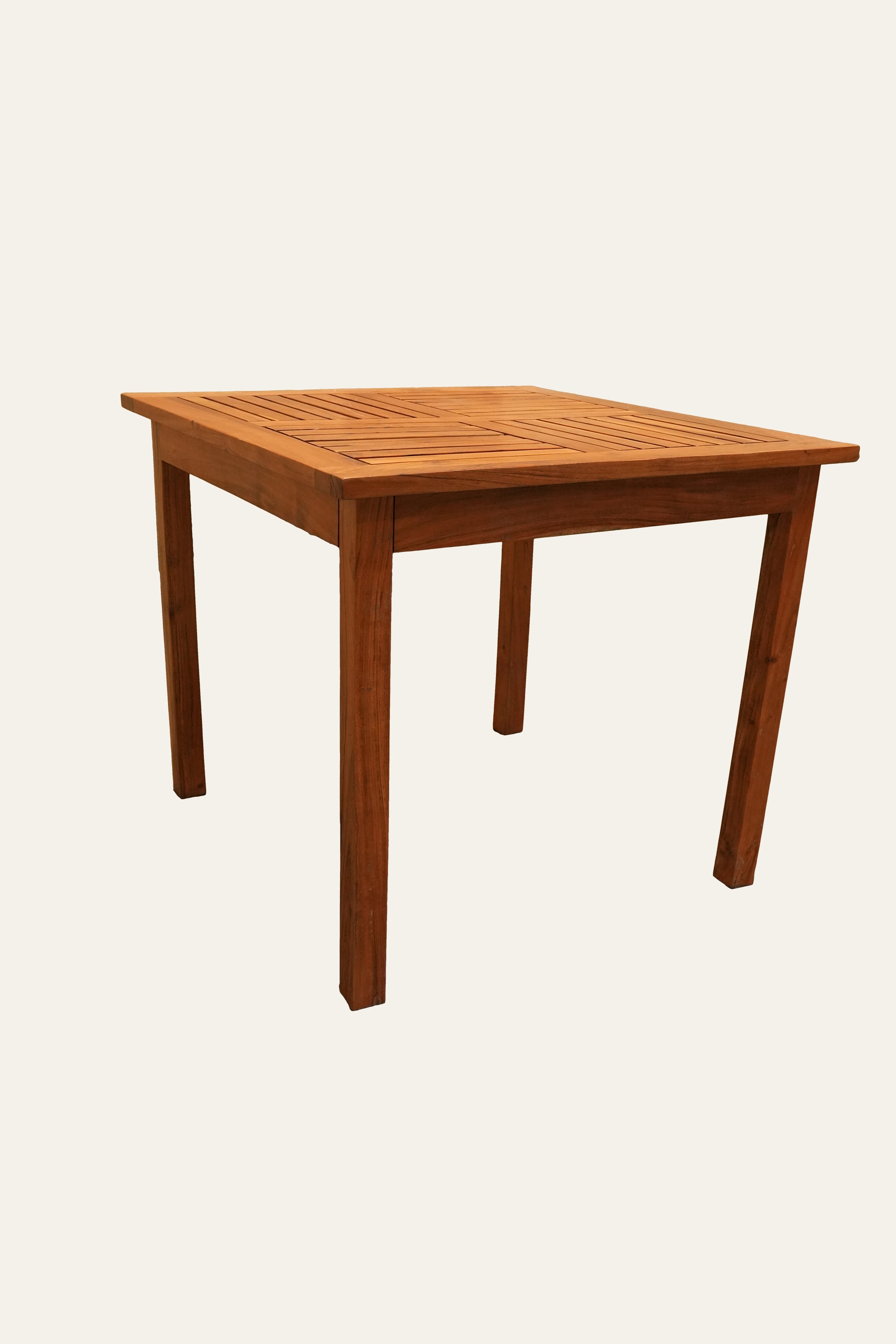 Square Wooden Compact Table for Small Kitchen Spaces