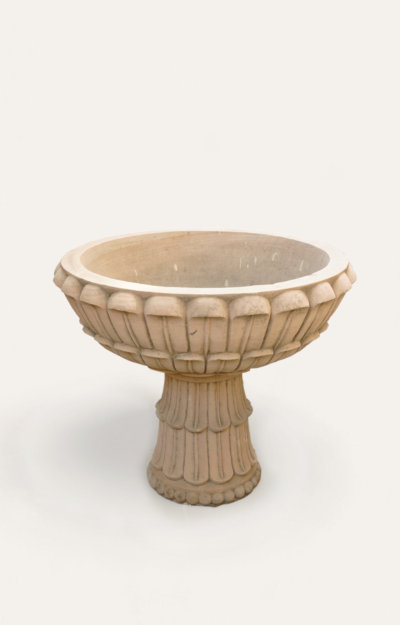 Flower Shape Sandstone Planter