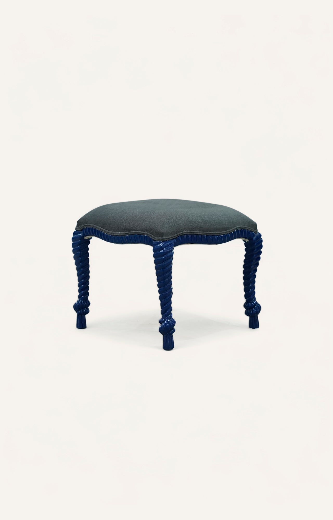 Royal Ottoman with whimsical legs