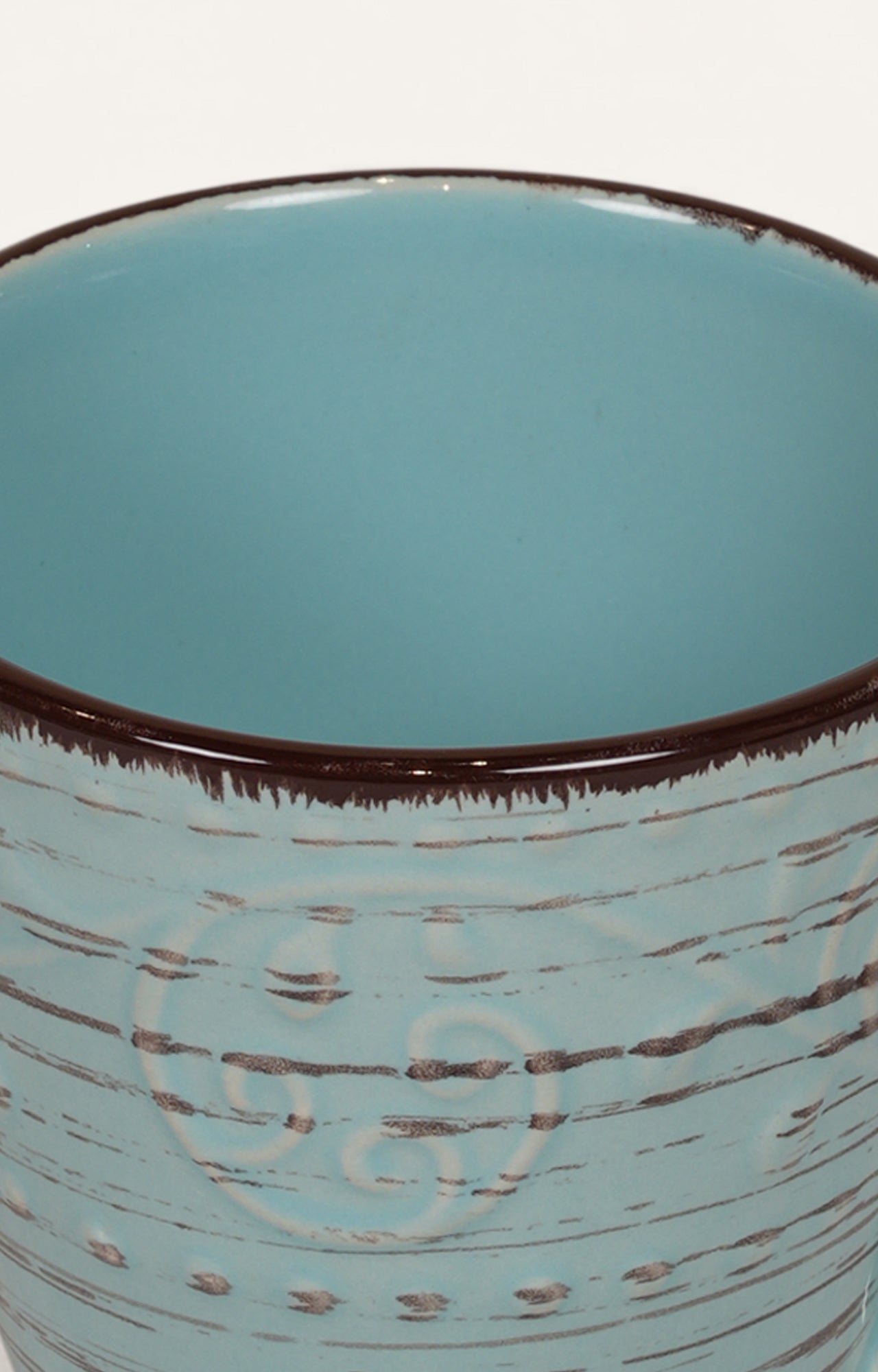 Aqua Rustic Stoneware Mug