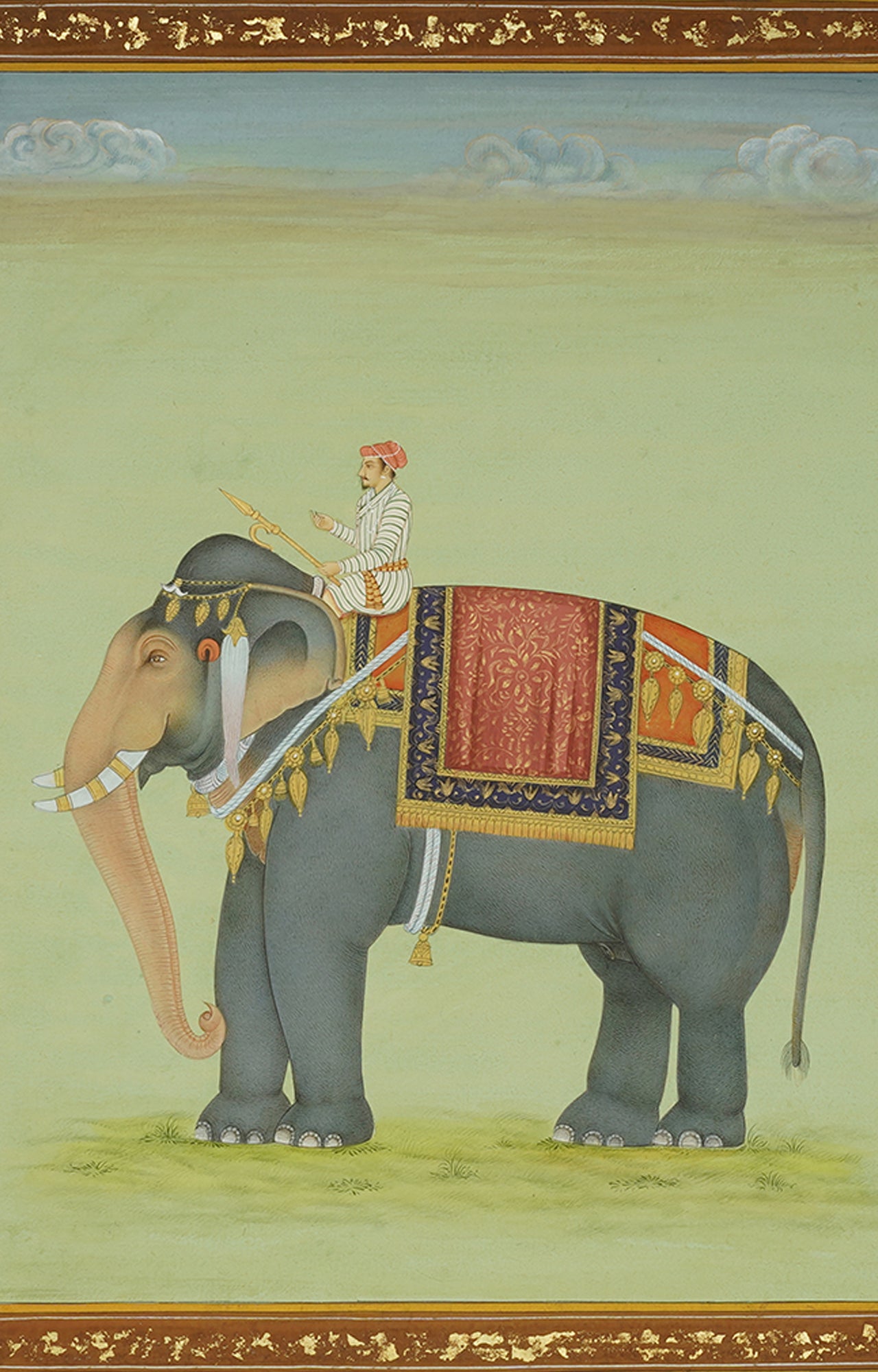 "The Artisan of Majesty: Painting the Royal Elephant"