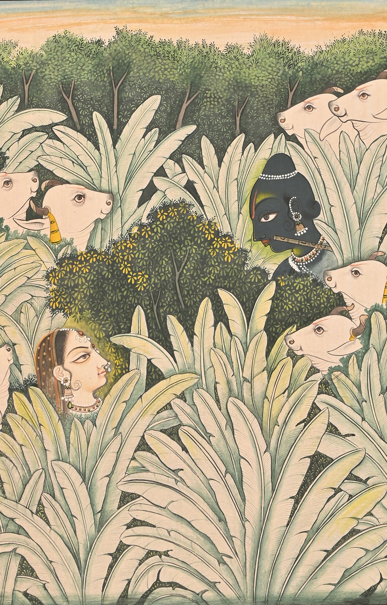 The Protector and His Herd : Lord Krishna