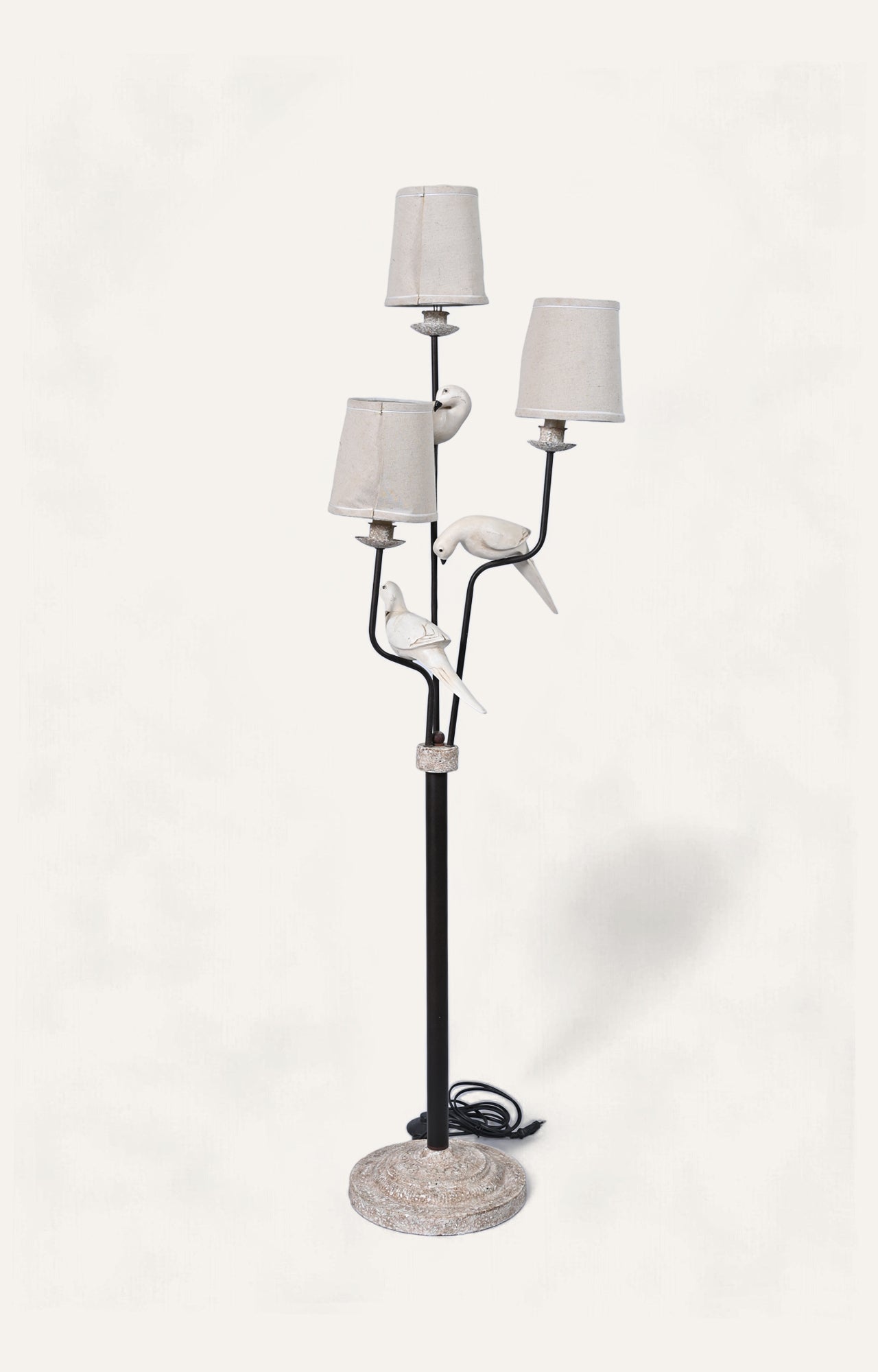 Bird trio floor lamp