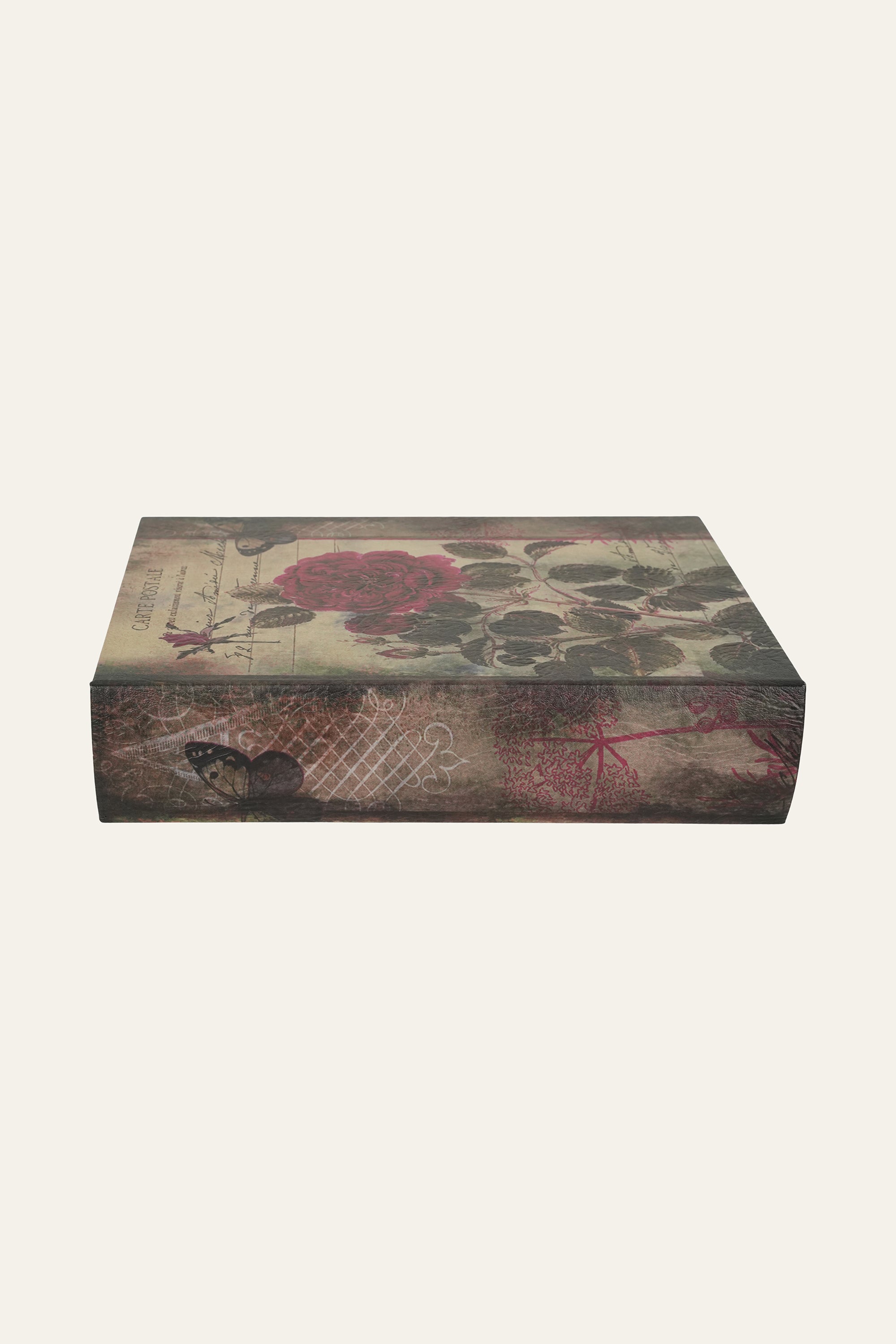 Botanical Pattern Decorative Storage Box - Medium
