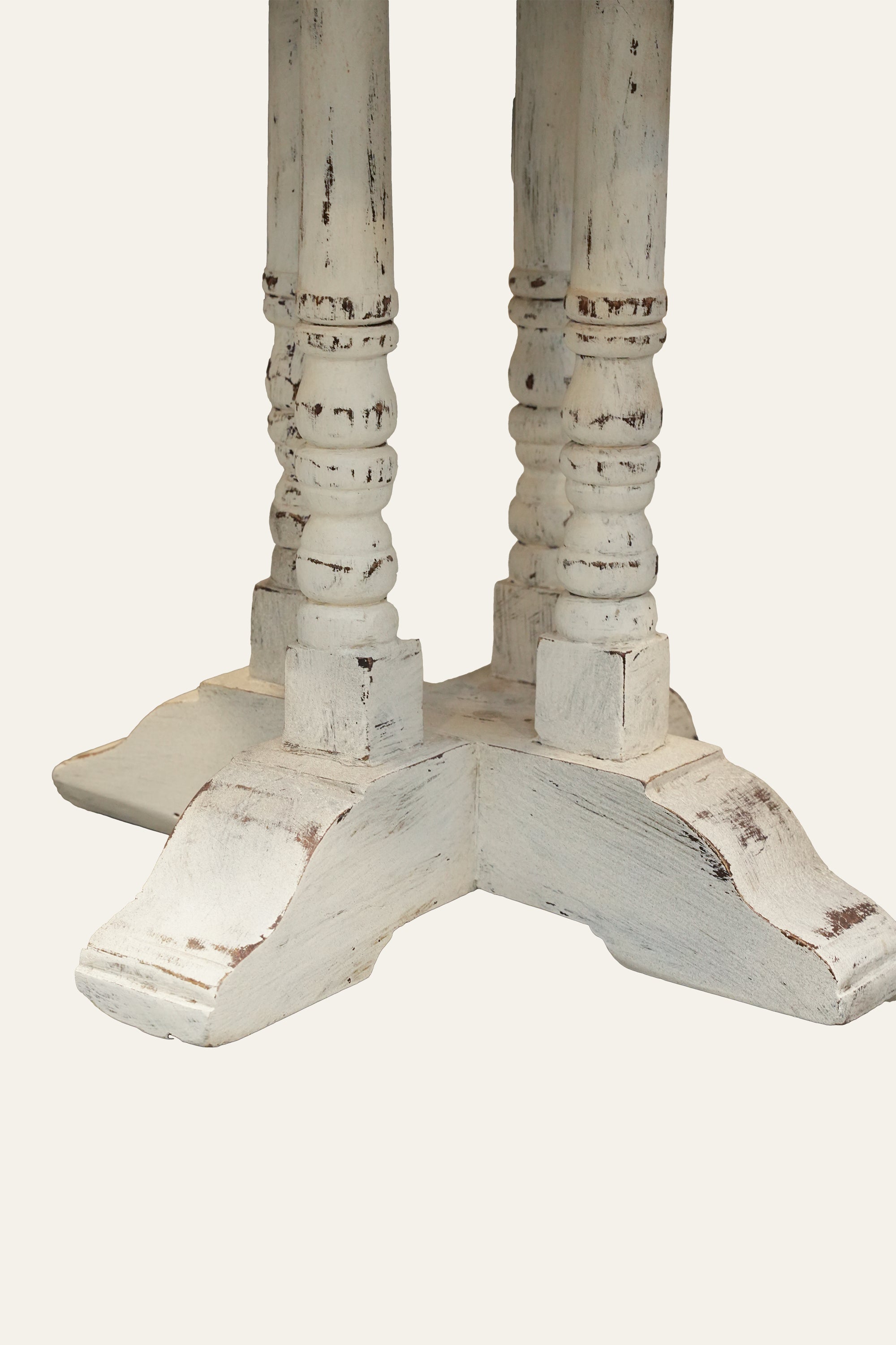 Black Marble Top Pedestal Side Table