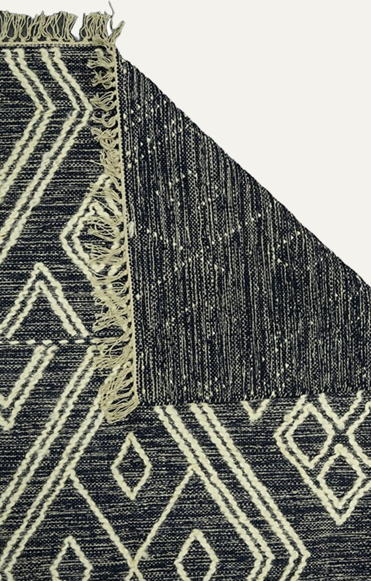 4 x 6 Ft Shaggy Dark Grey Rug