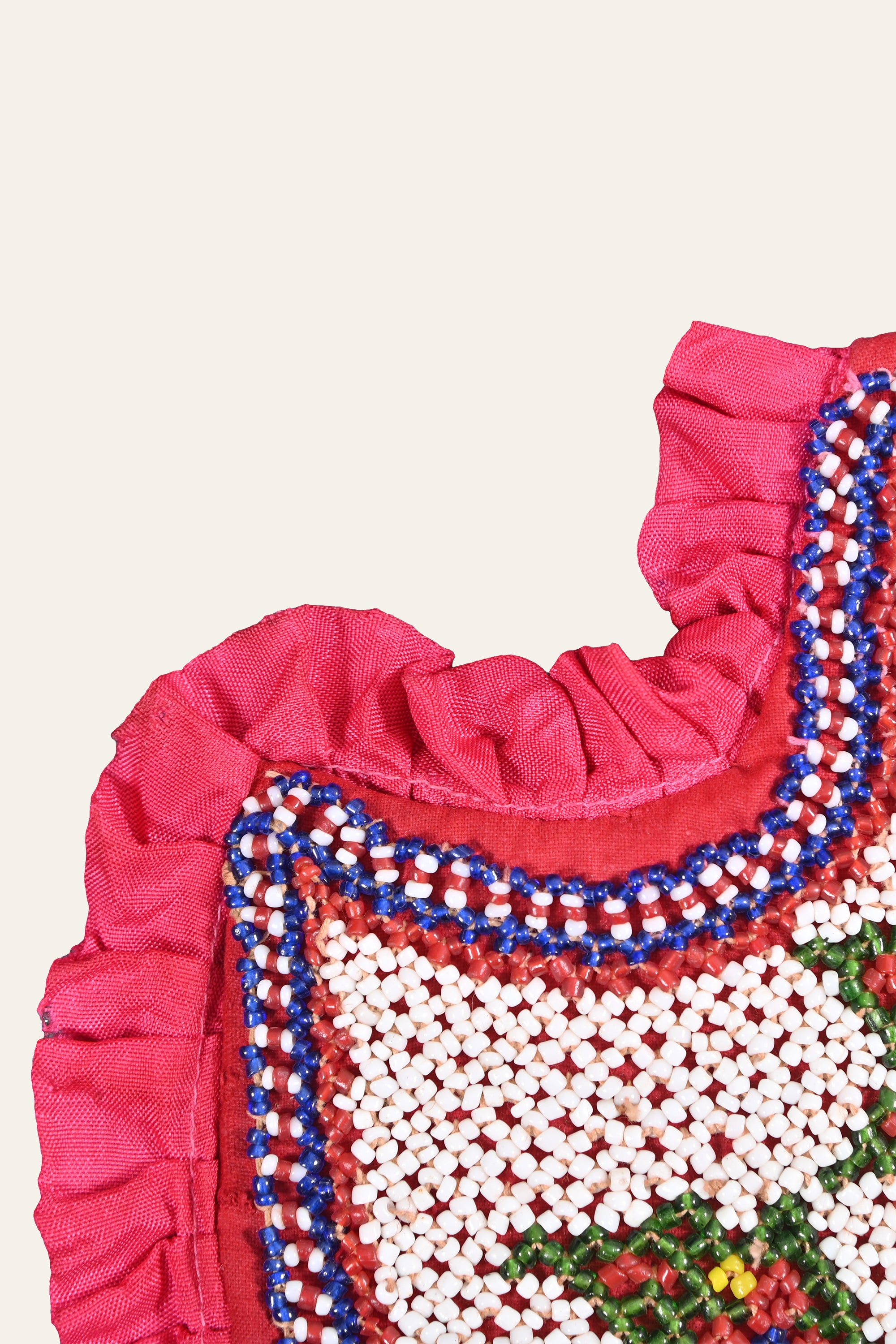 Saurashtra Pearl Bead Fan Textile Panel