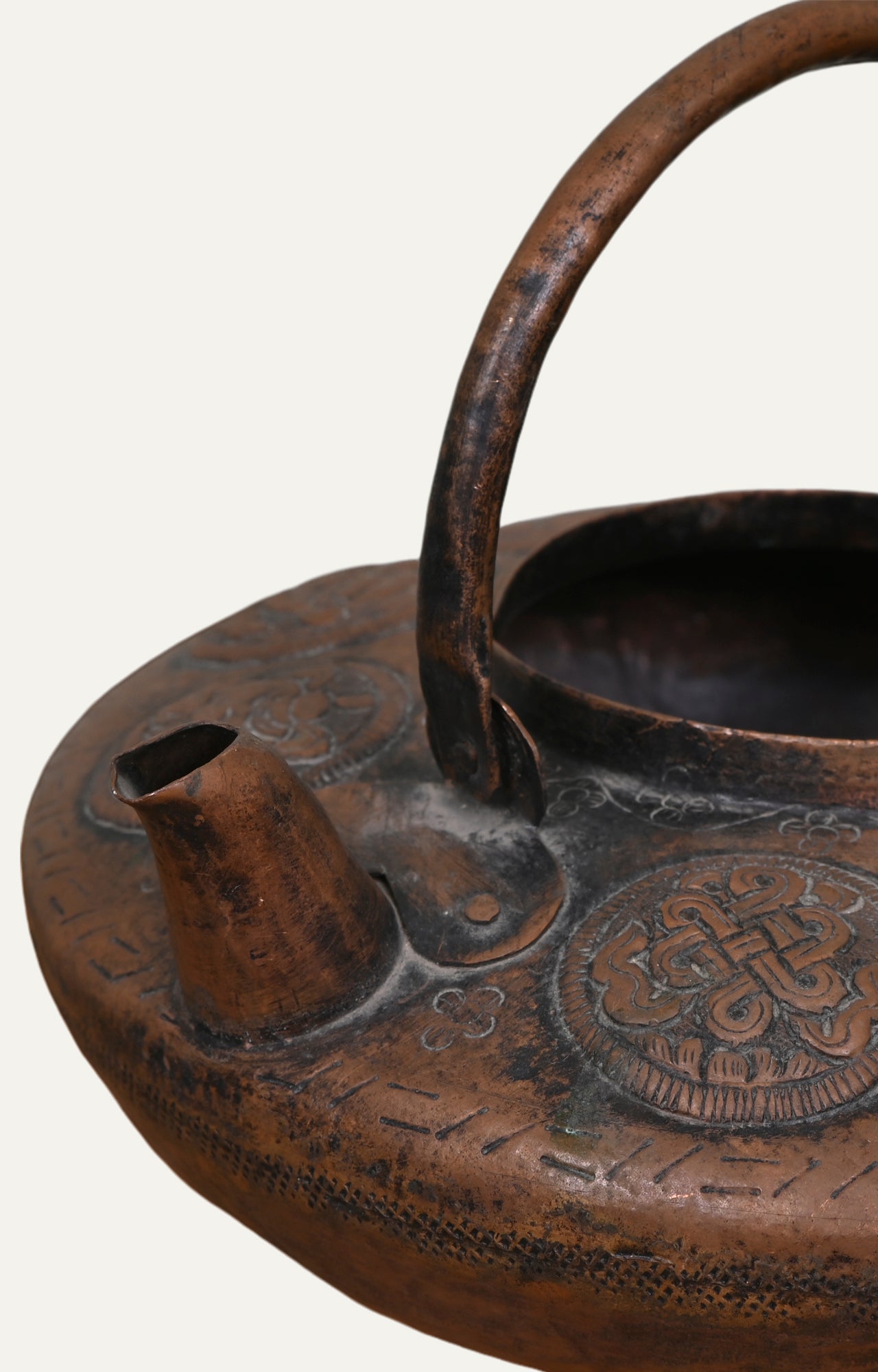 Tibetan Brass Kettle