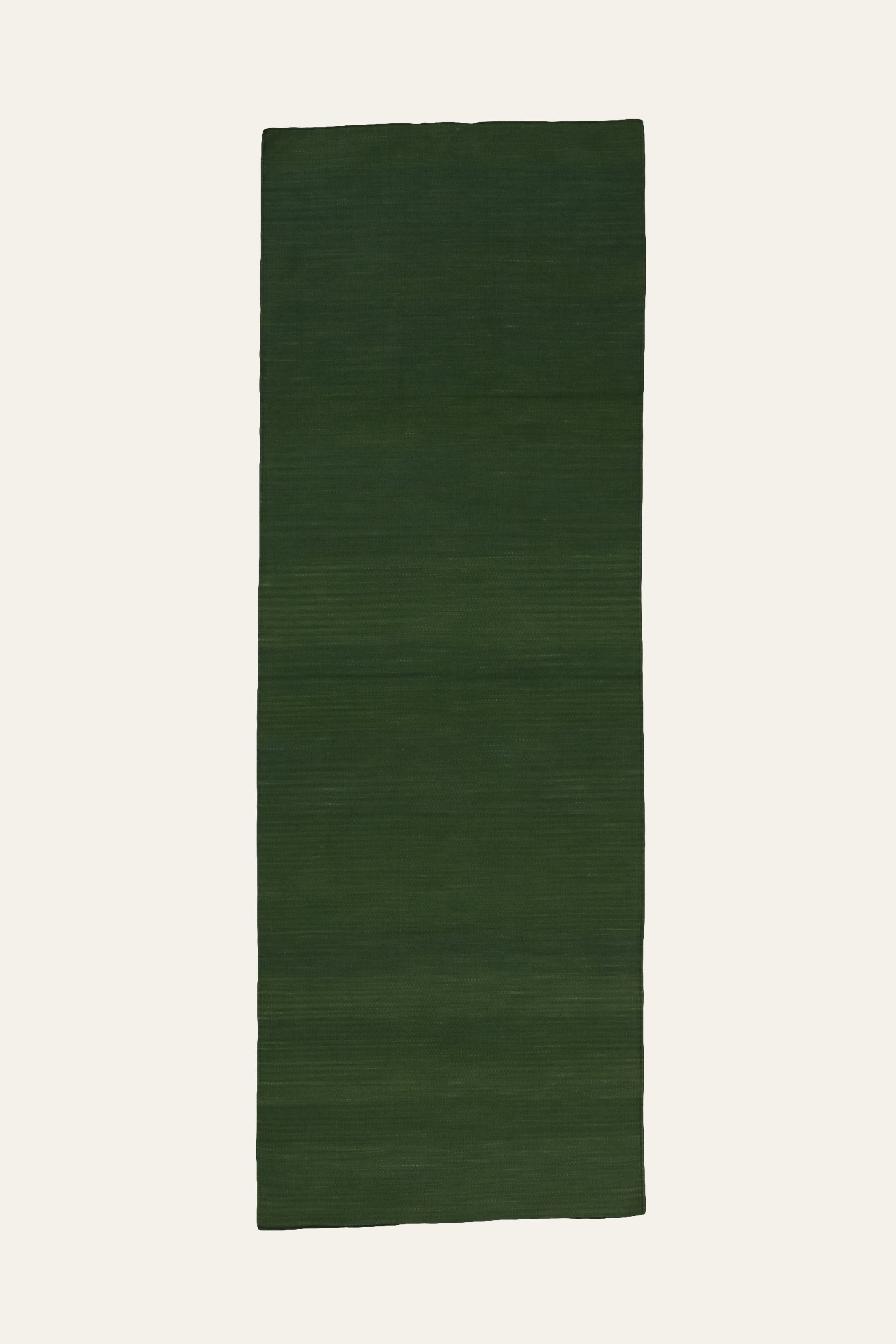 Plain Green Washable Cotton Yoga Mat