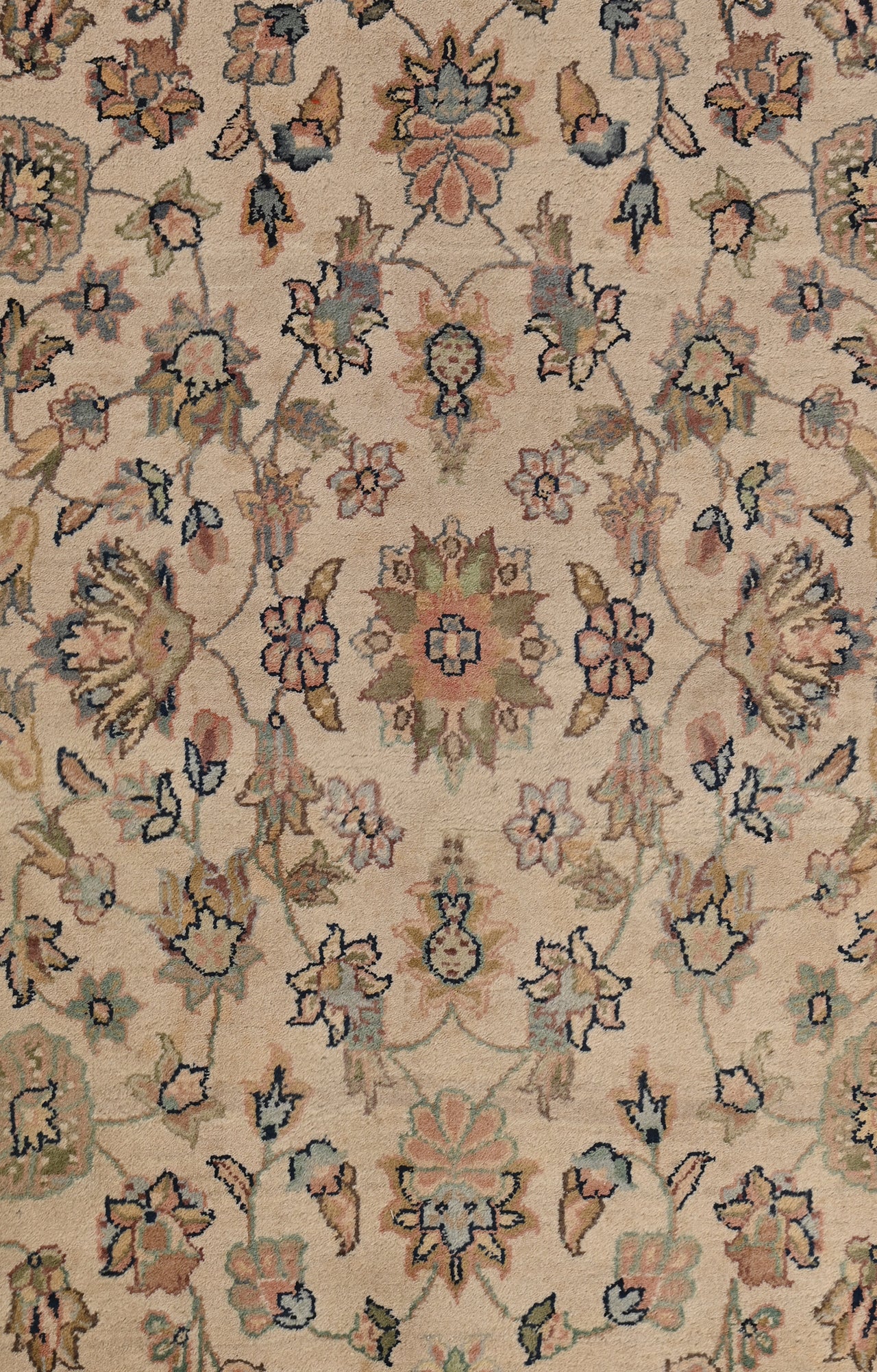 4 x 7 Ft Beige Persian Woolen Hand Tufted Carpet