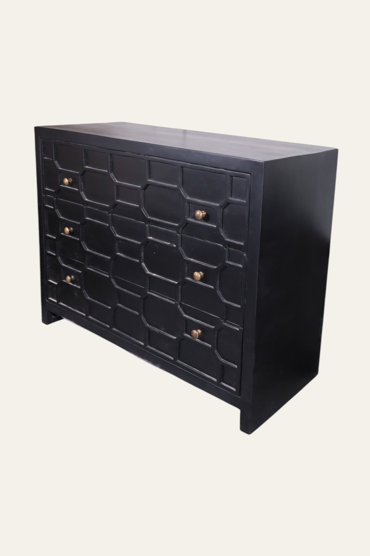 3-Drawer Wooden Chest of Drawers