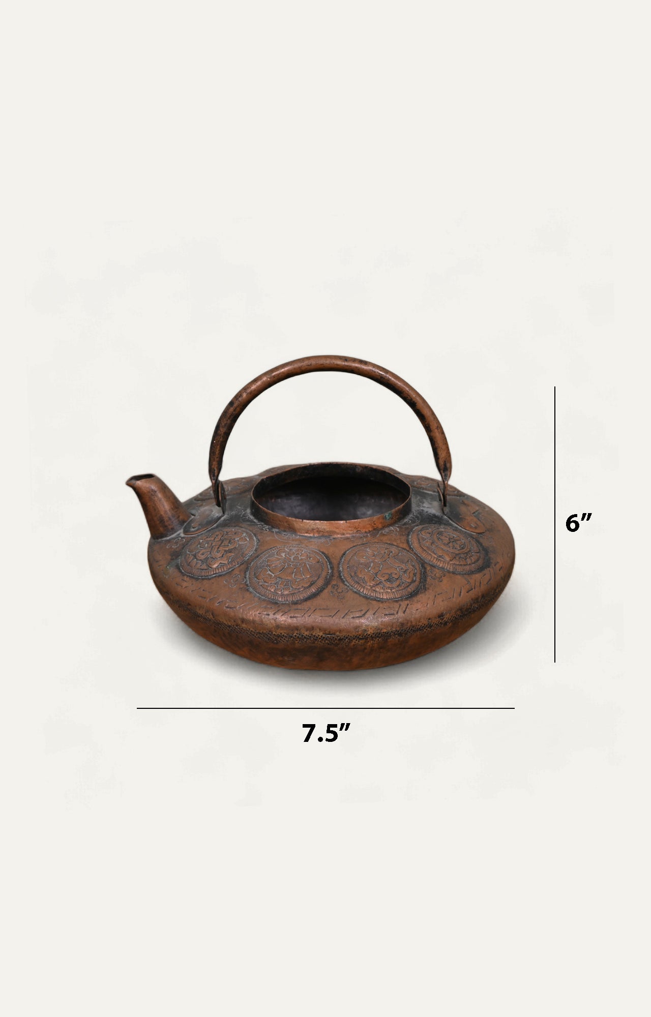 Decorative Brass Kettle 