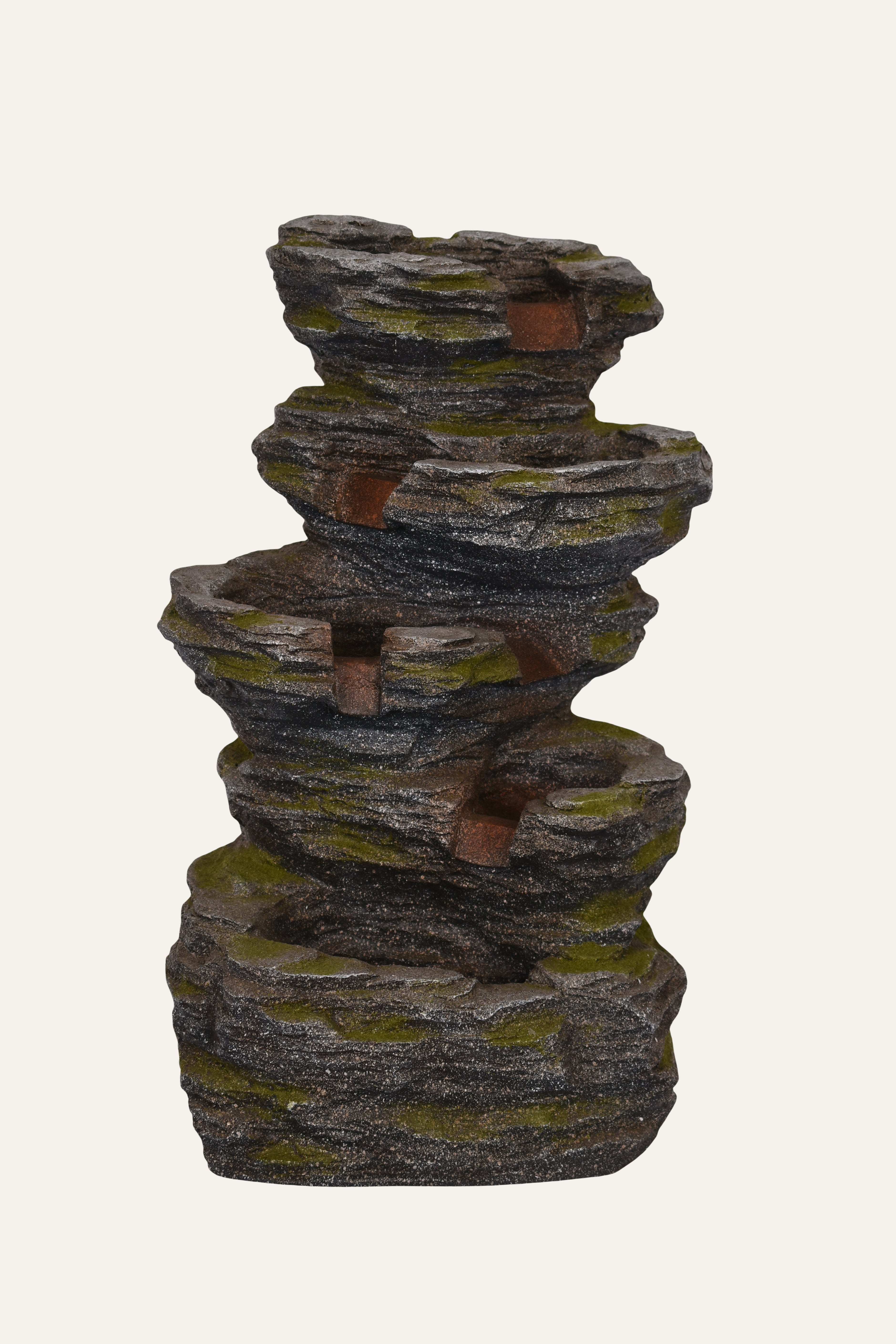Rock Cascade Tabletop Multi-Tier Indoor Water Fountain