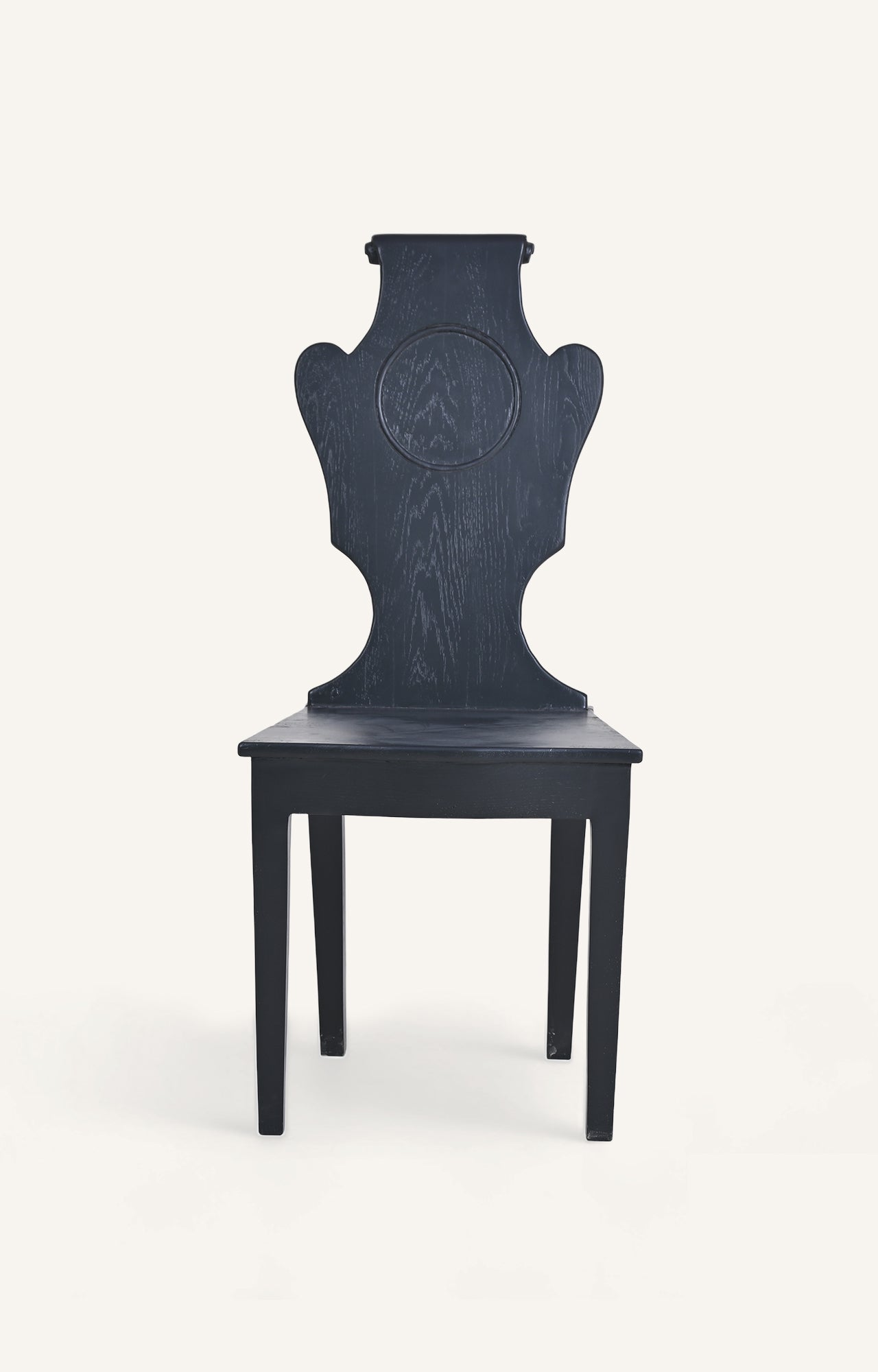 Antique Carved chair (black)