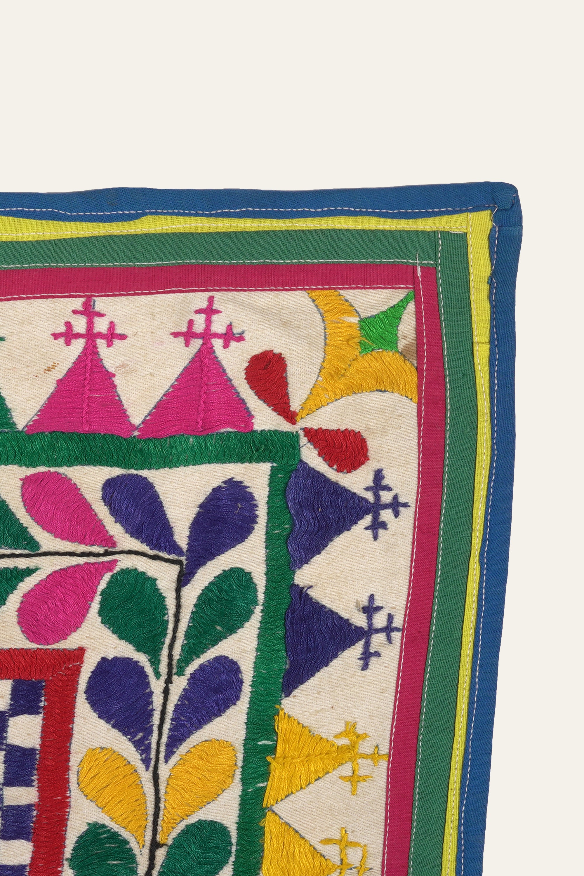Elephant Patchwork Gujarati Embroidery Wall Decor