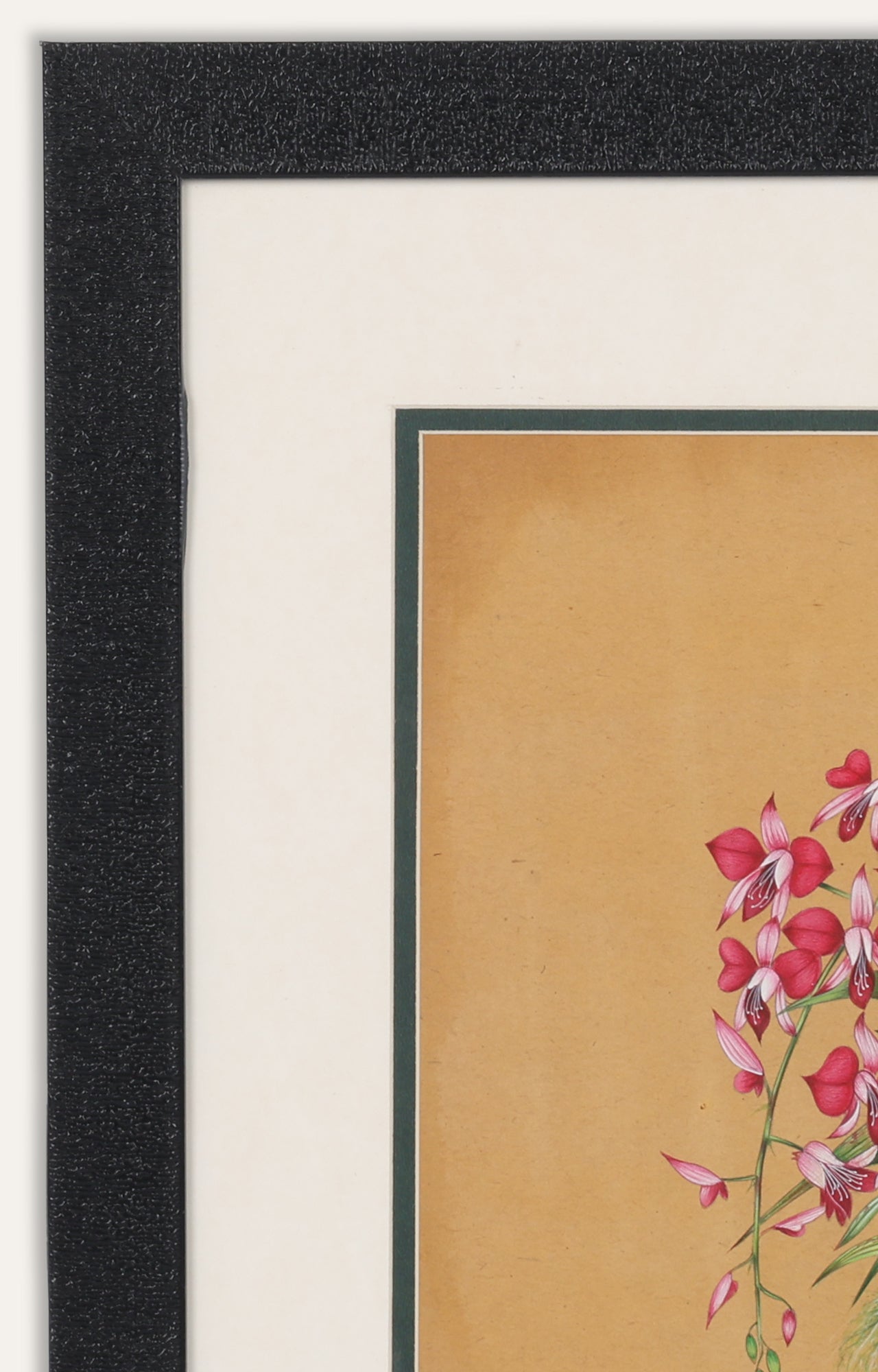 Orchid Wooden Framed Floral Painting