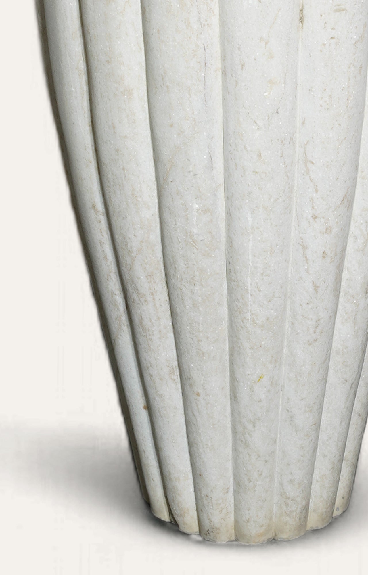 White marble textured planter