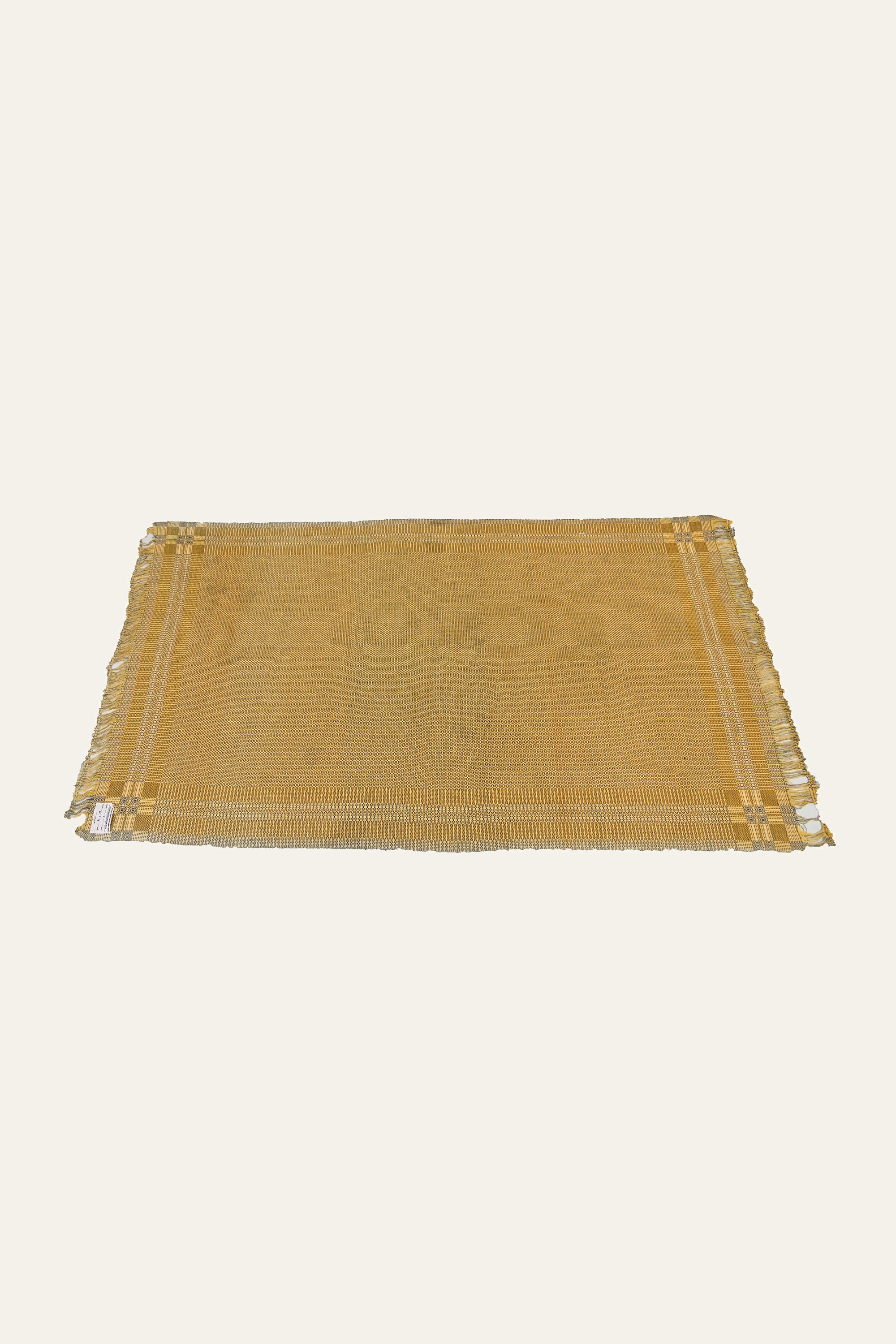Mustard & Grey Reversible Cotton Khes Wall Tapestry
