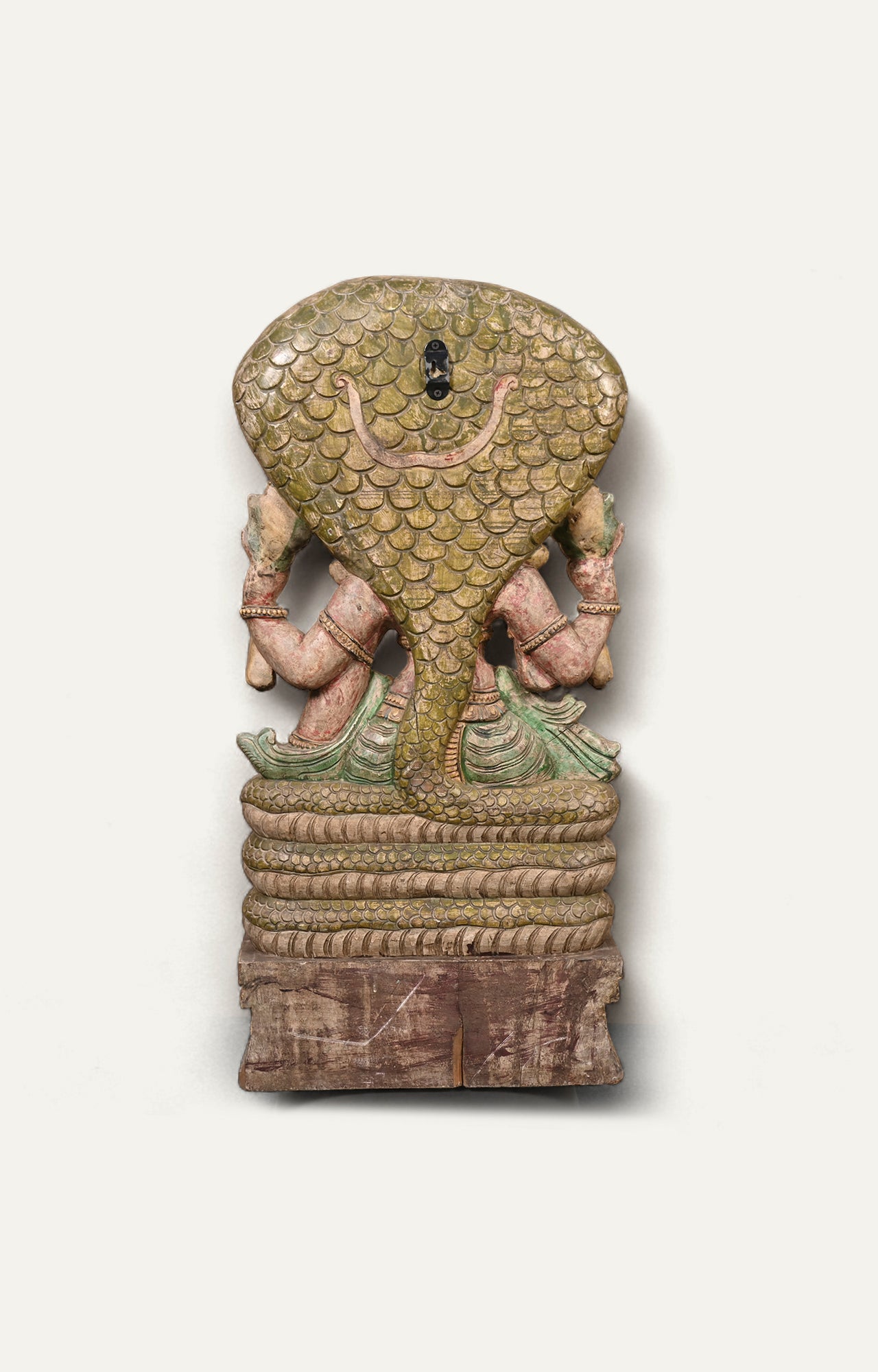 Blessed by Vishnu Wooden Figurine