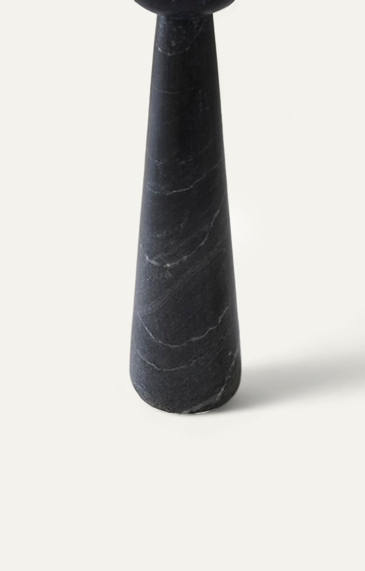 Black Marble Modern Candle Holder