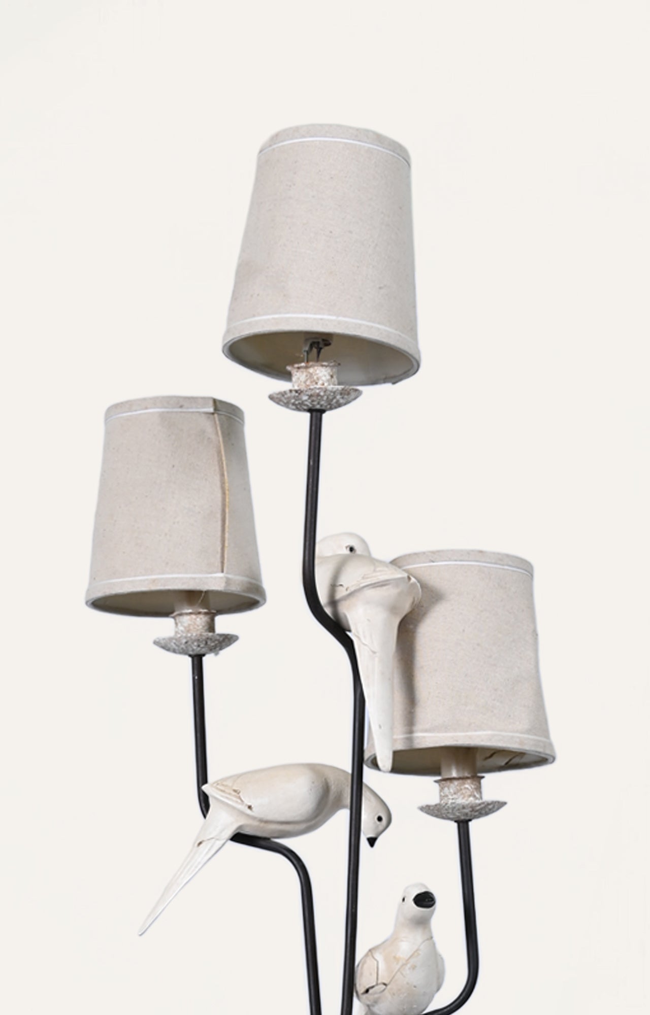 Bird trio floor lamp